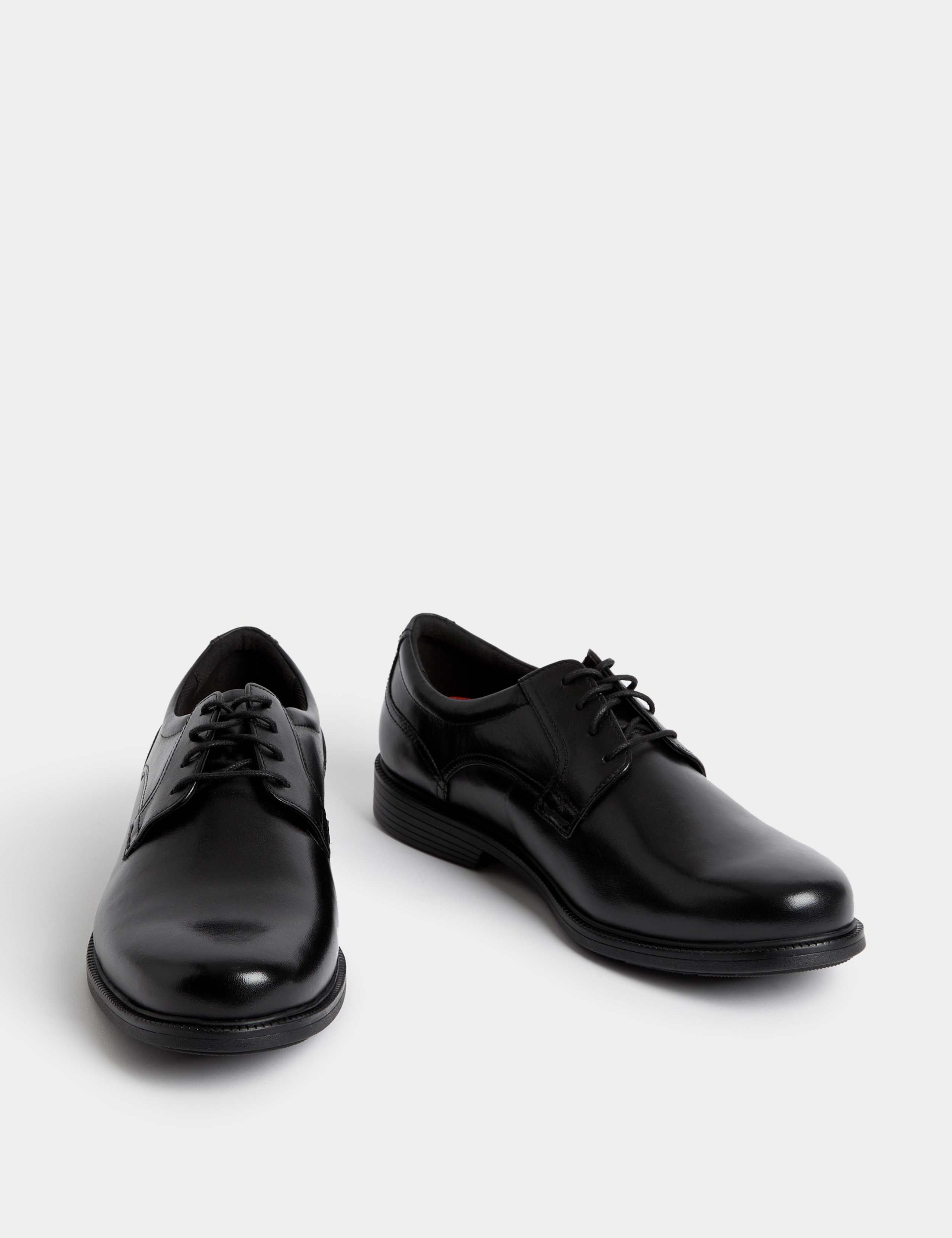 Wide Fit Airflex™ Leather Derby Shoes 2 of 4
