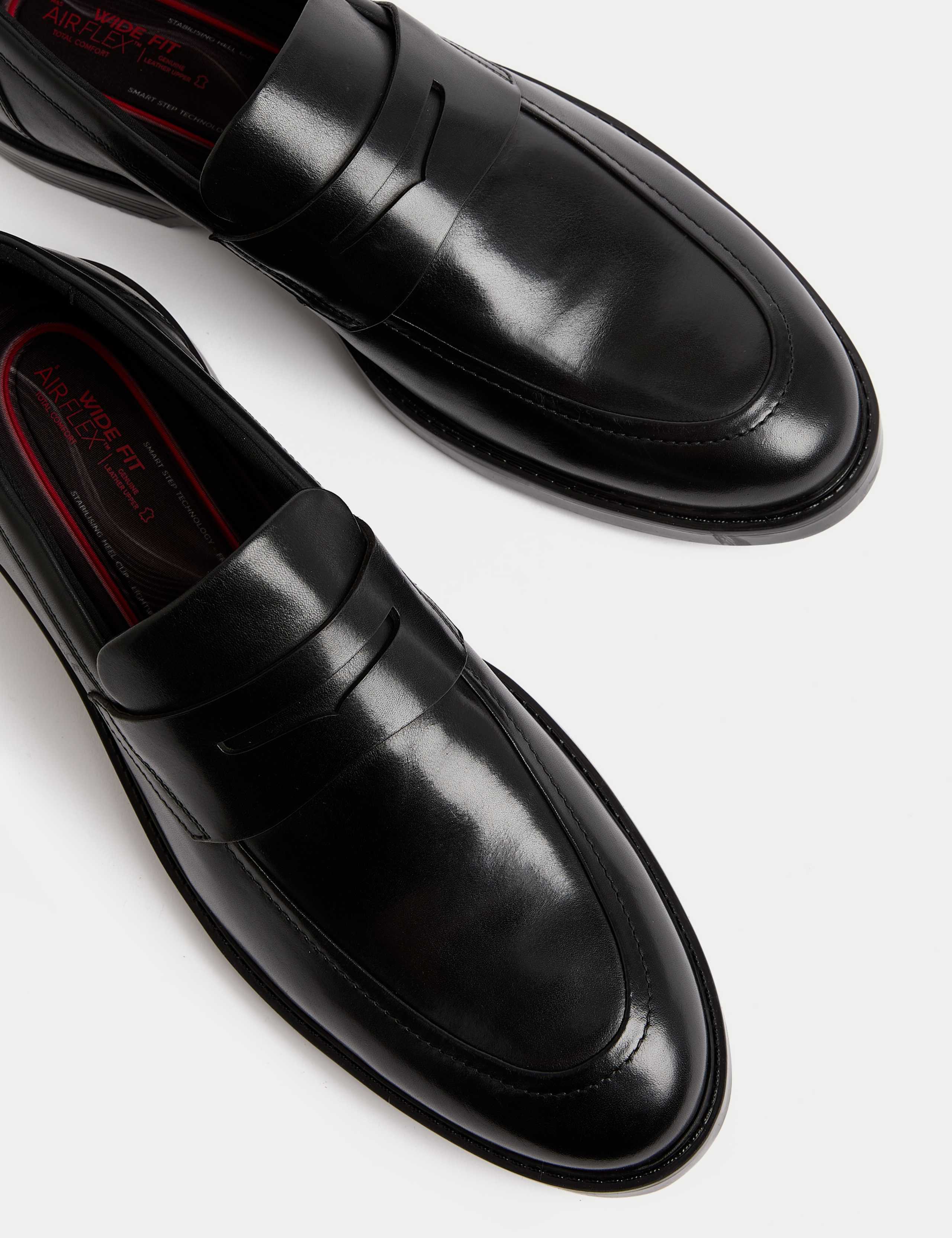 Airflex™ Leather Slip-On Loafers 3 of 4