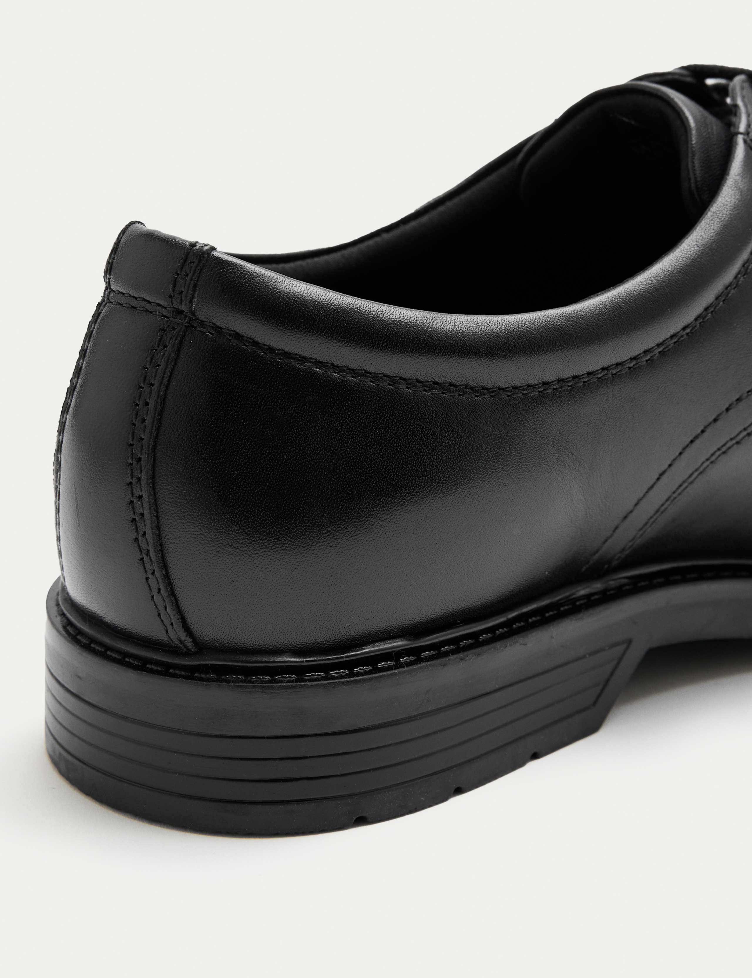 Wide Fit Airflex™ Leather Derby Shoes 3 of 3