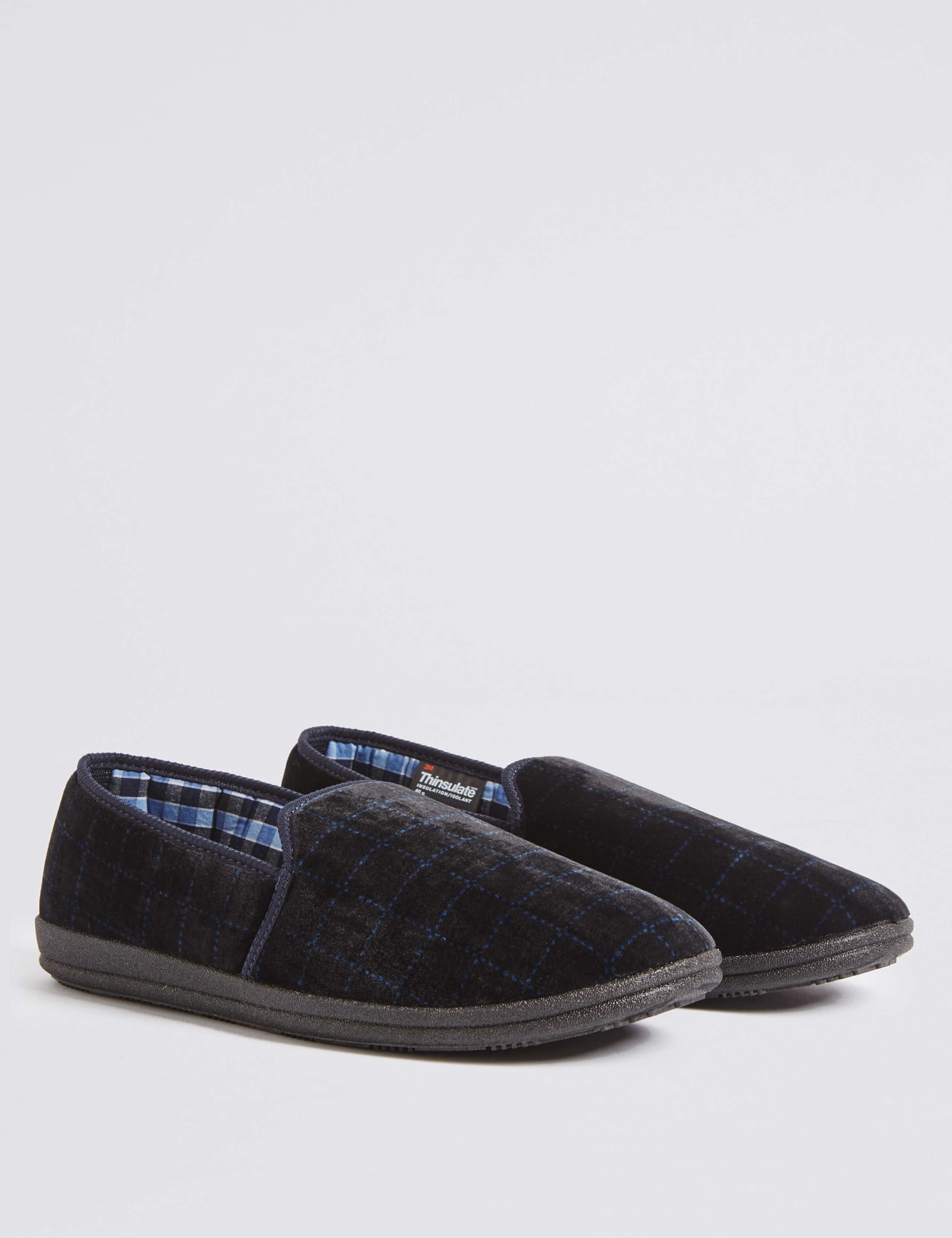 Checked Slippers with Thinsulate™ 3 of 6