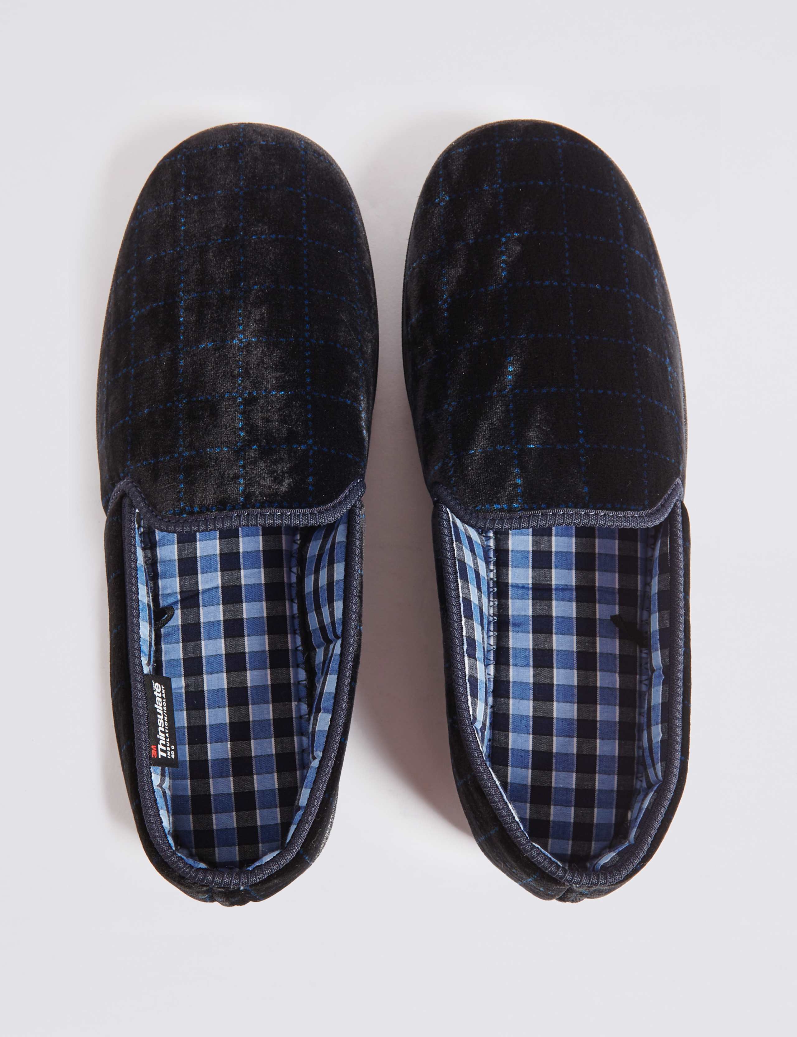Checked Slippers with Thinsulate™ 4 of 6