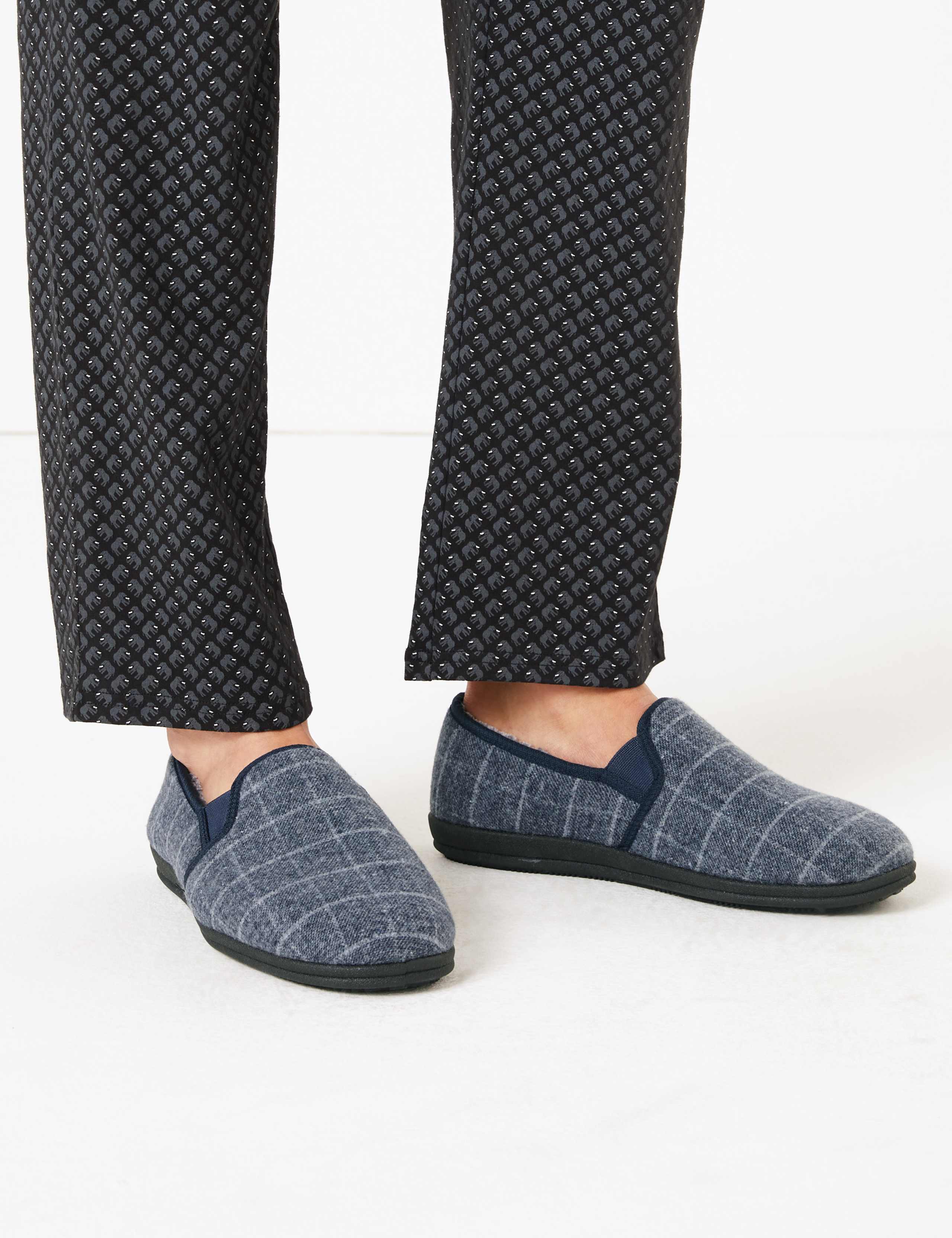 Checked Slippers 1 of 6