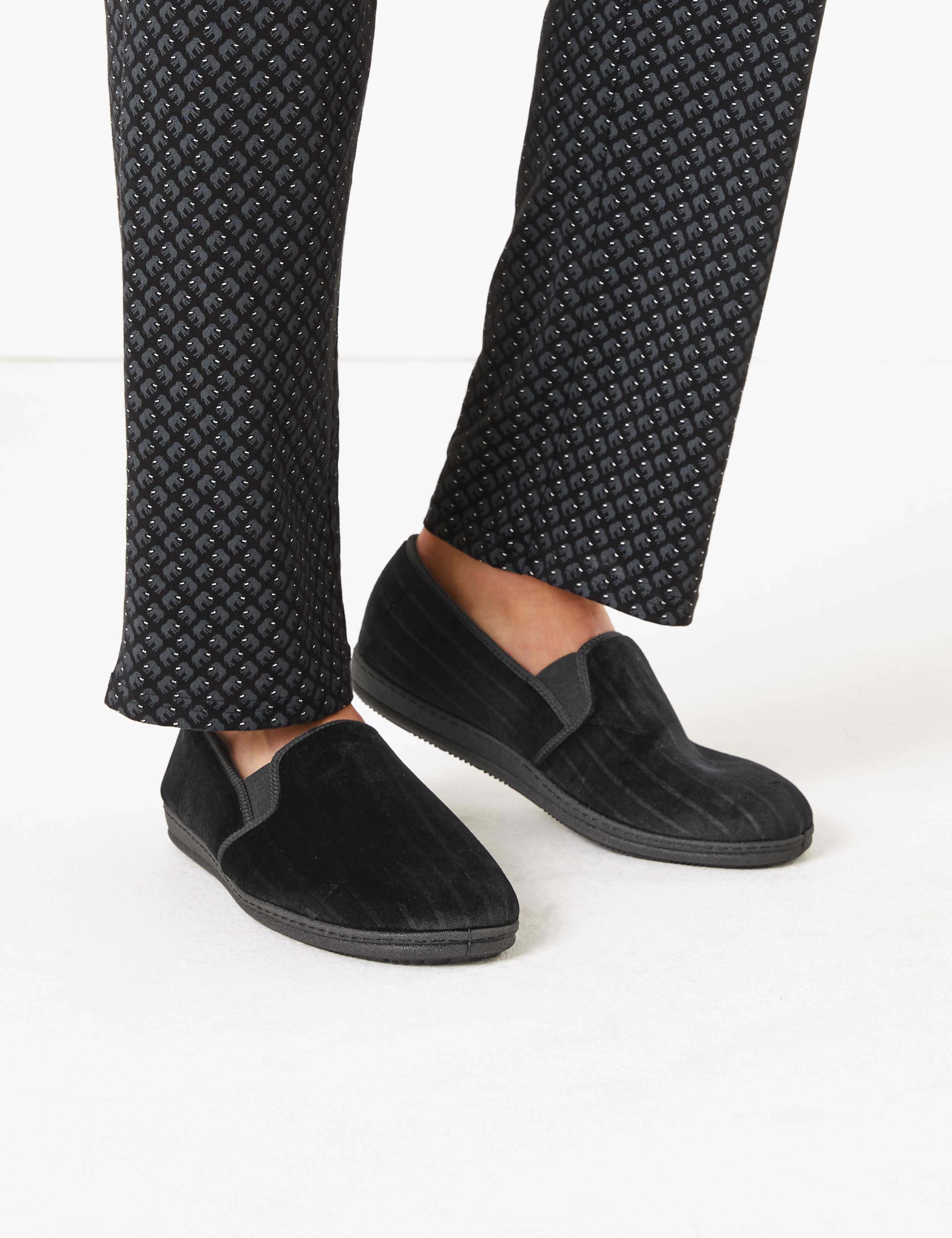 Striped Slippers 1 of 5