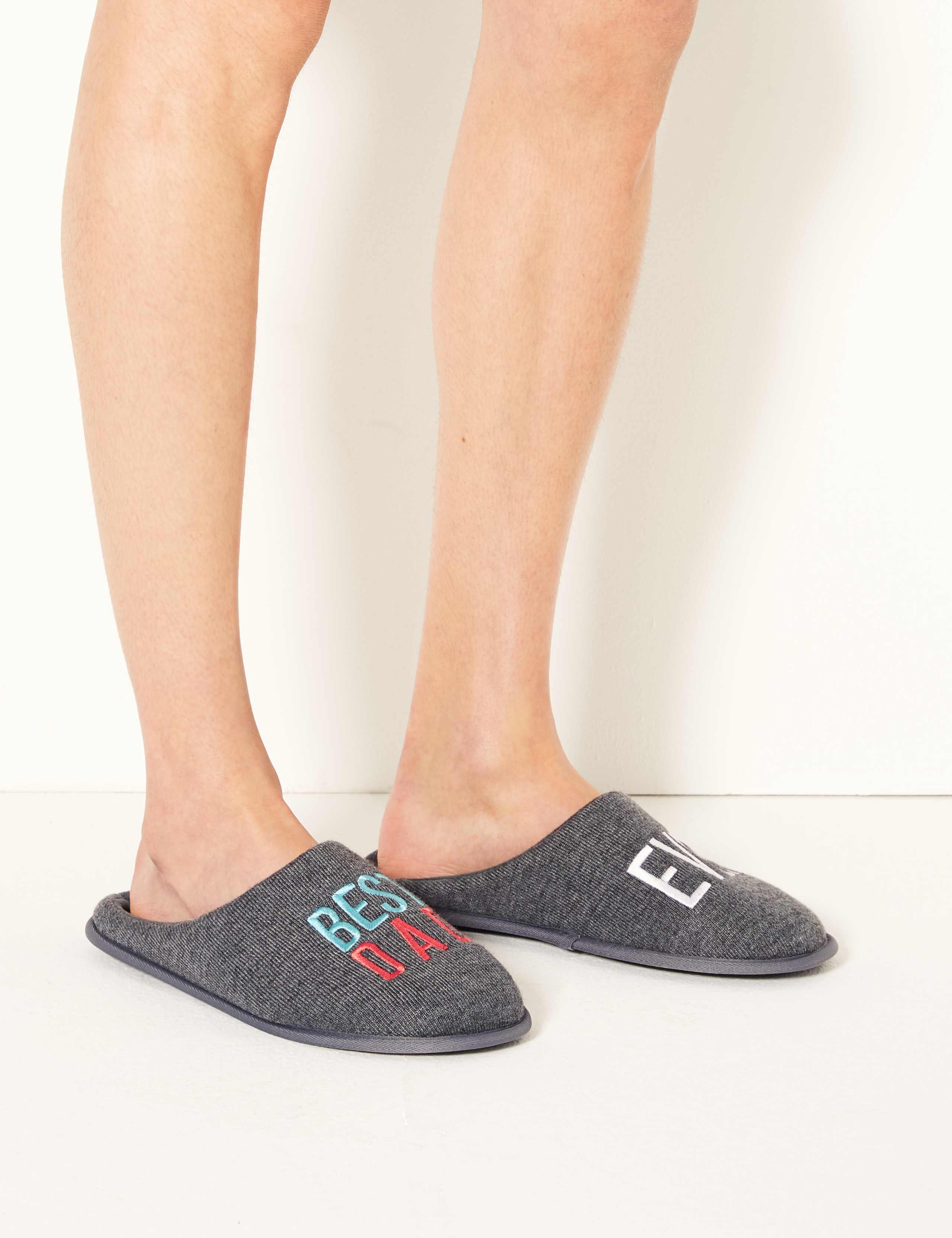 Best Dad Ever Mule Slippers 1 of 6