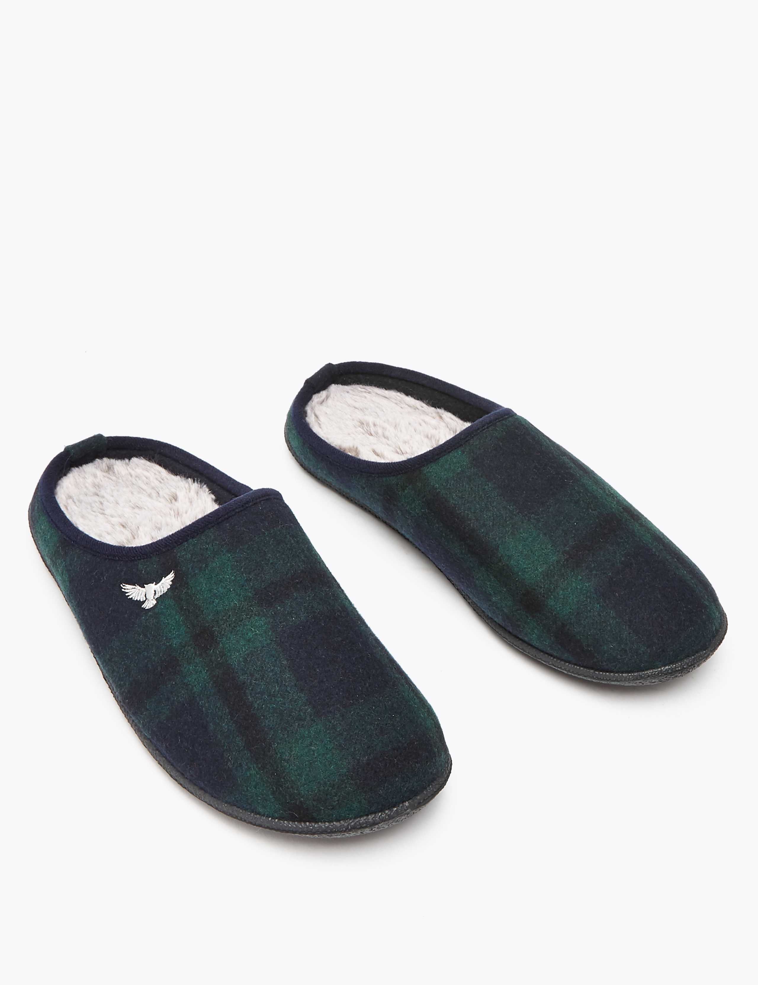 Checked Mule Slippers 3 of 5