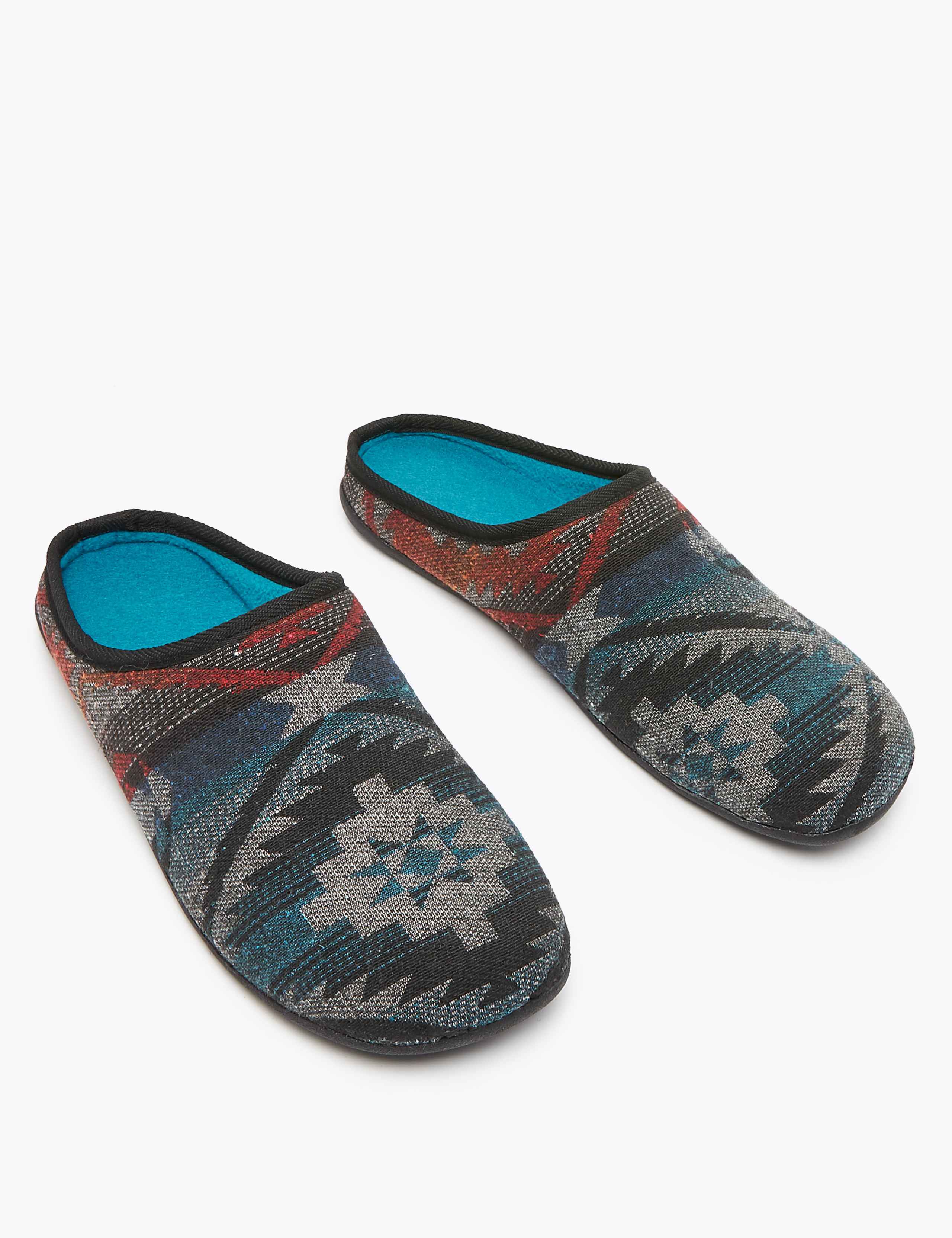 Aztec Pattern Mule Slippers 3 of 5