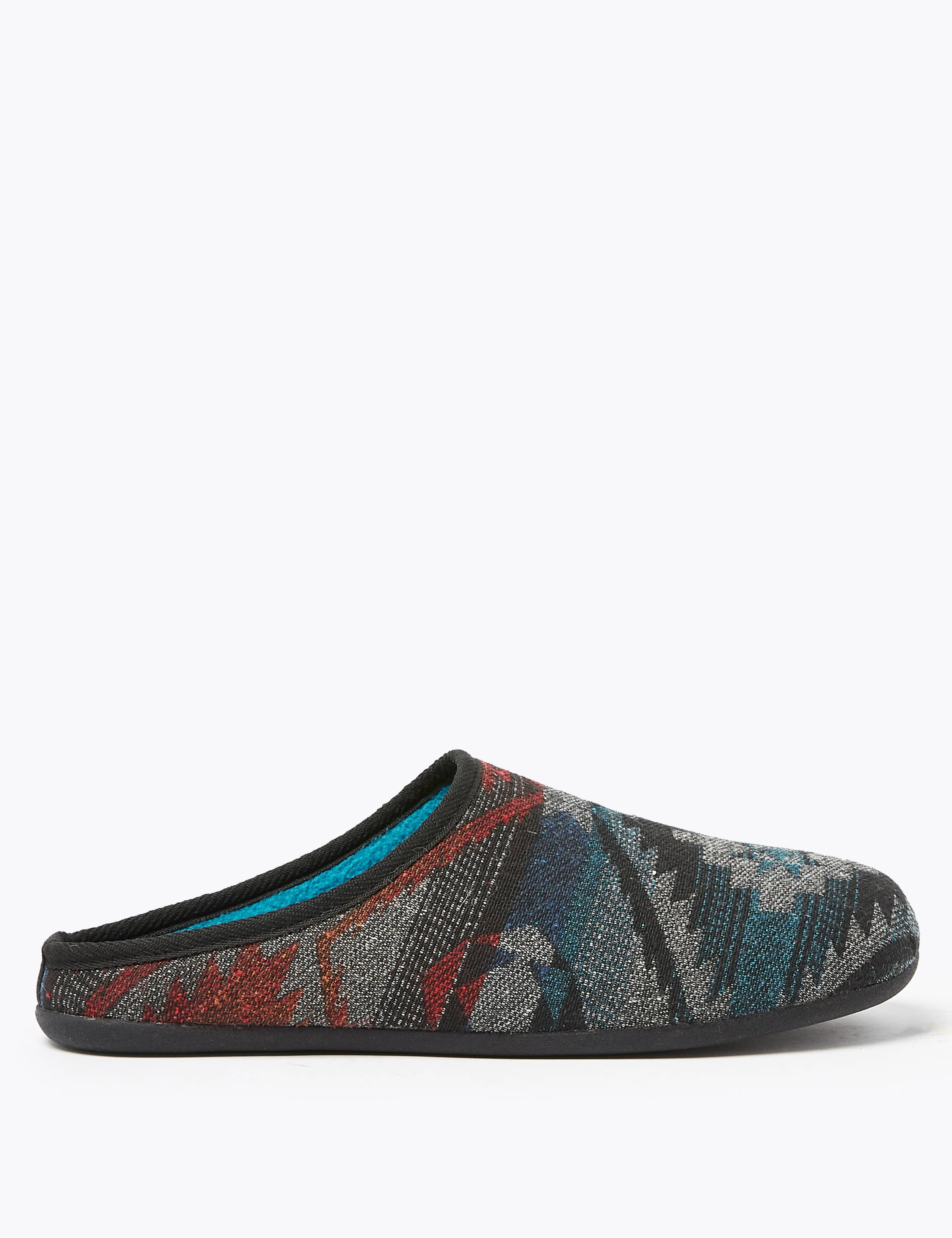 Aztec Pattern Mule Slippers 2 of 5