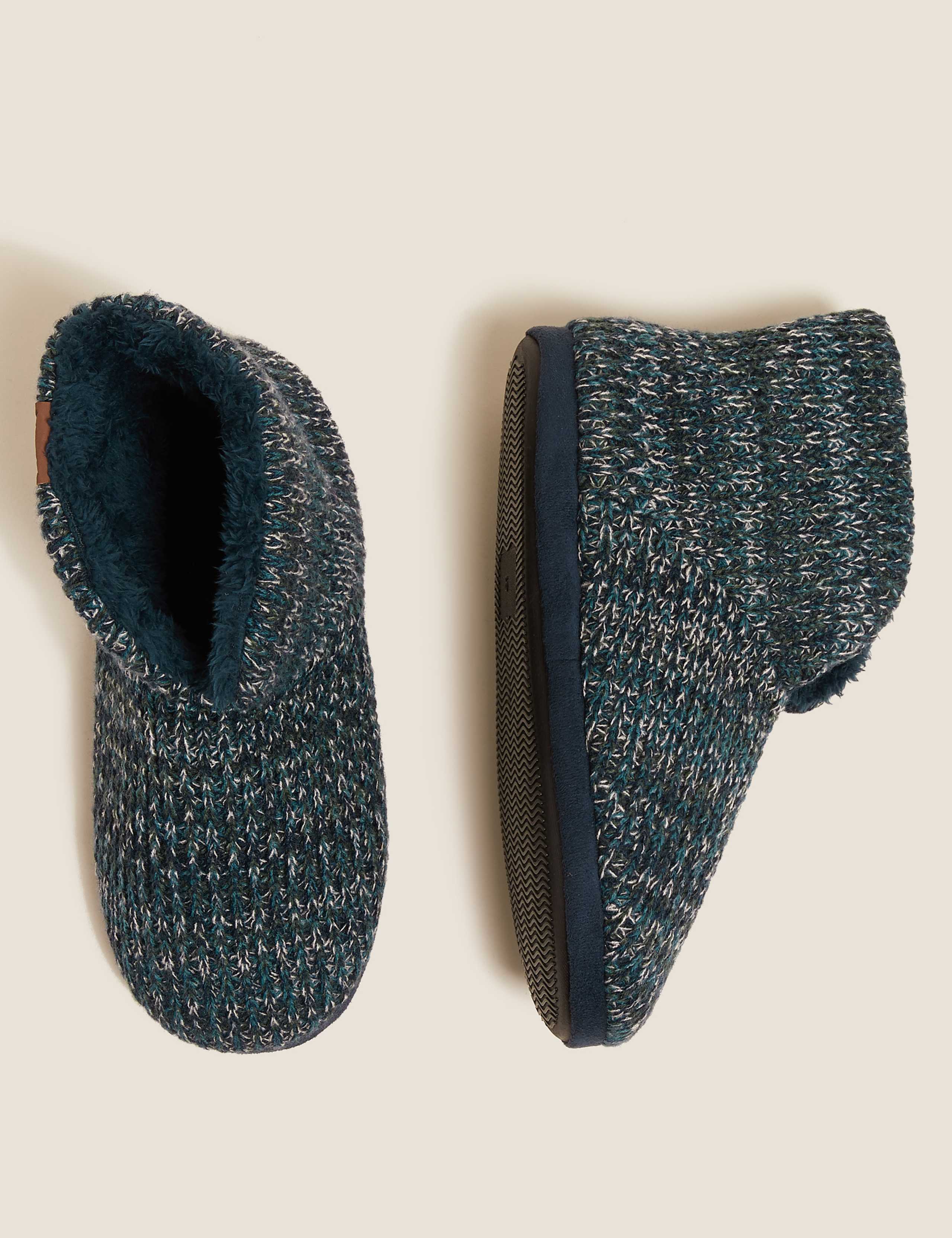 Knit Twist Slipper Boots 1 of 4