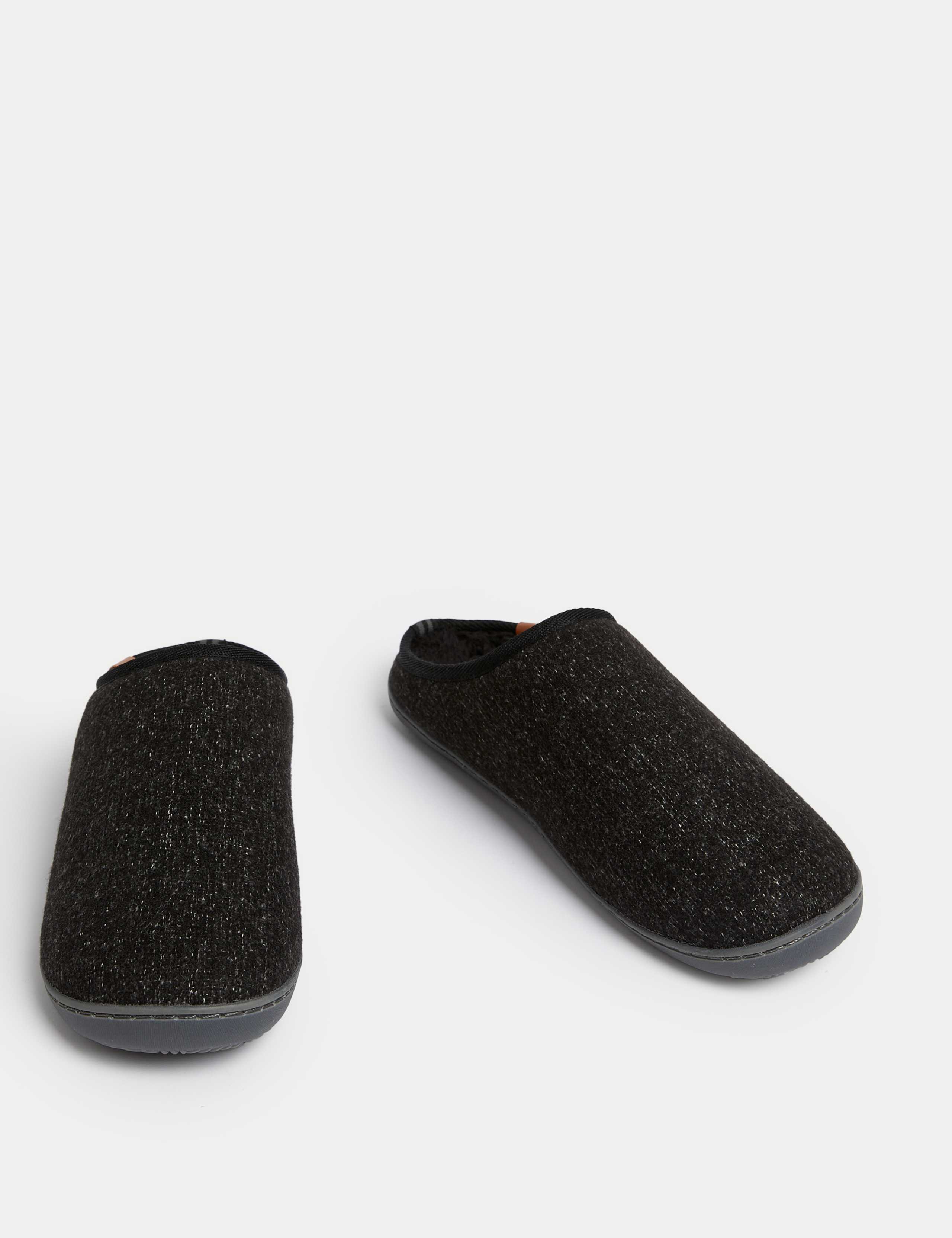 Fleece Lined Mule Slippers with Freshfeet™ 2 of 4