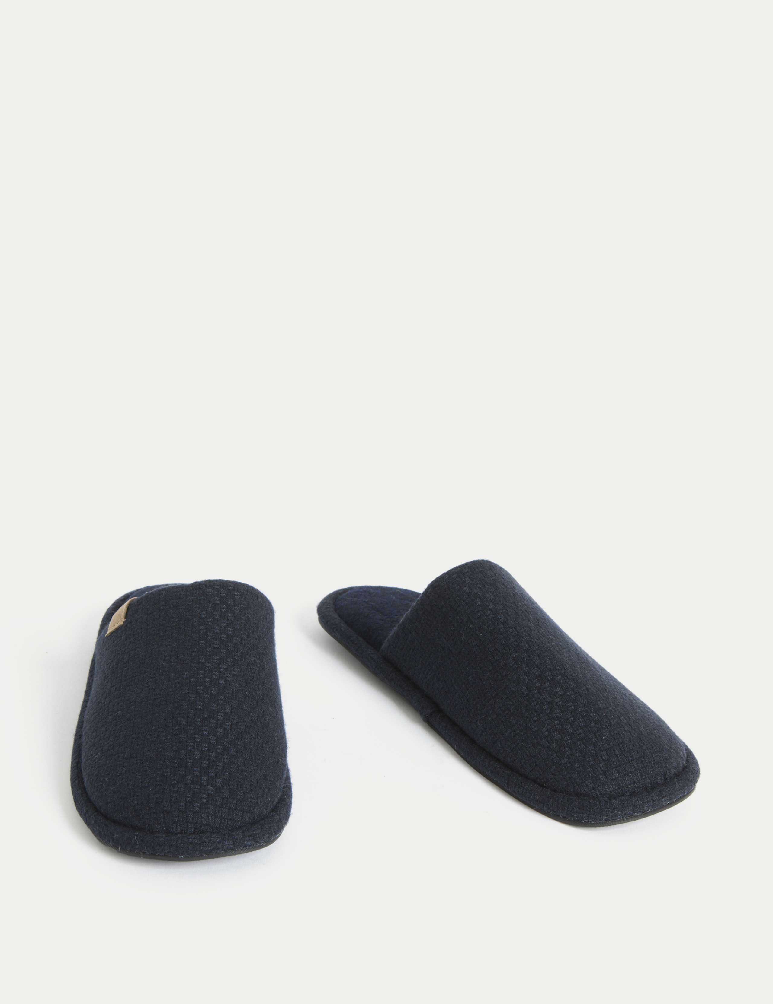 Textured Mule Slippers with Freshfeet™ 2 of 4