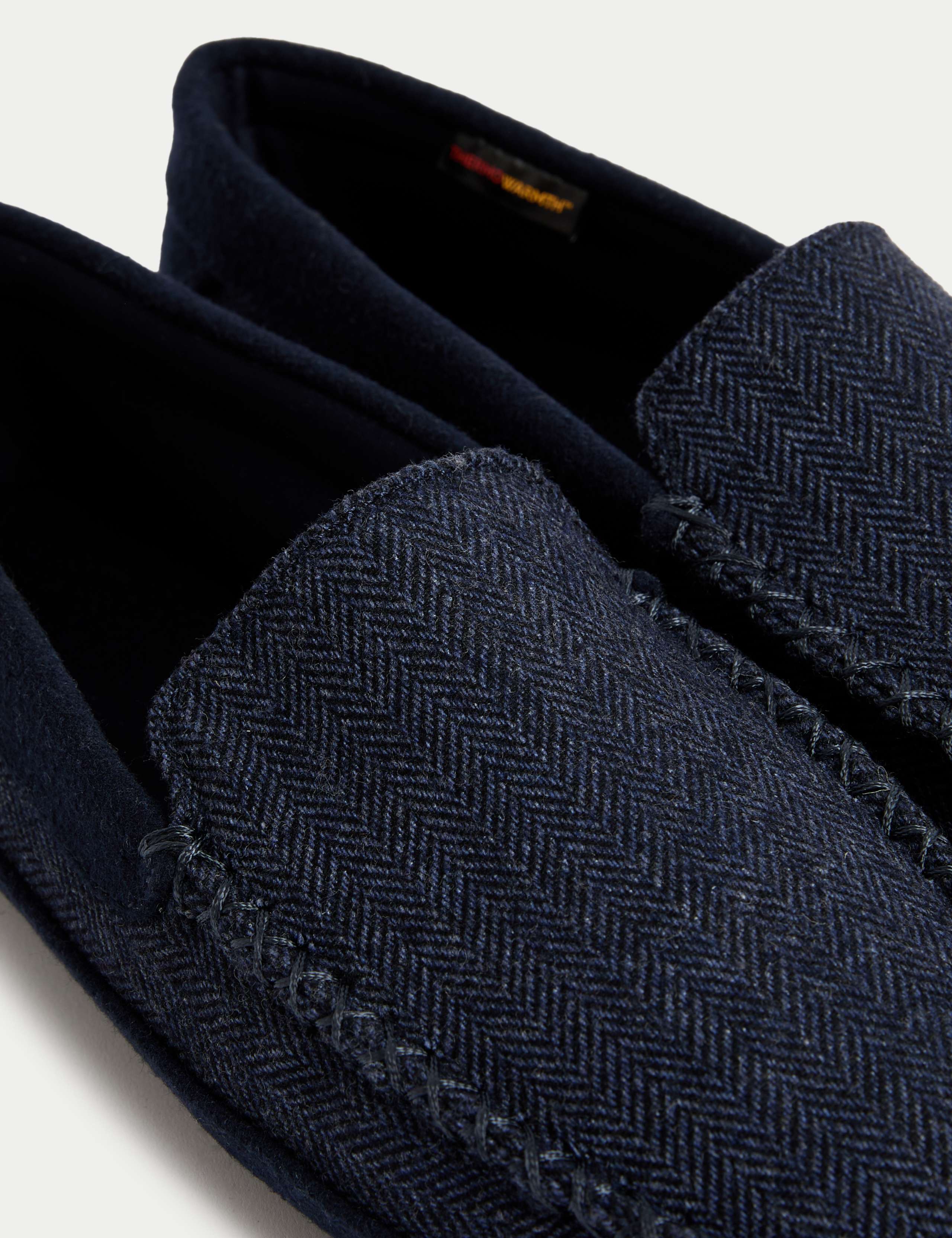 Herringbone Moccasin Slippers with Freshfeet™ 3 of 4