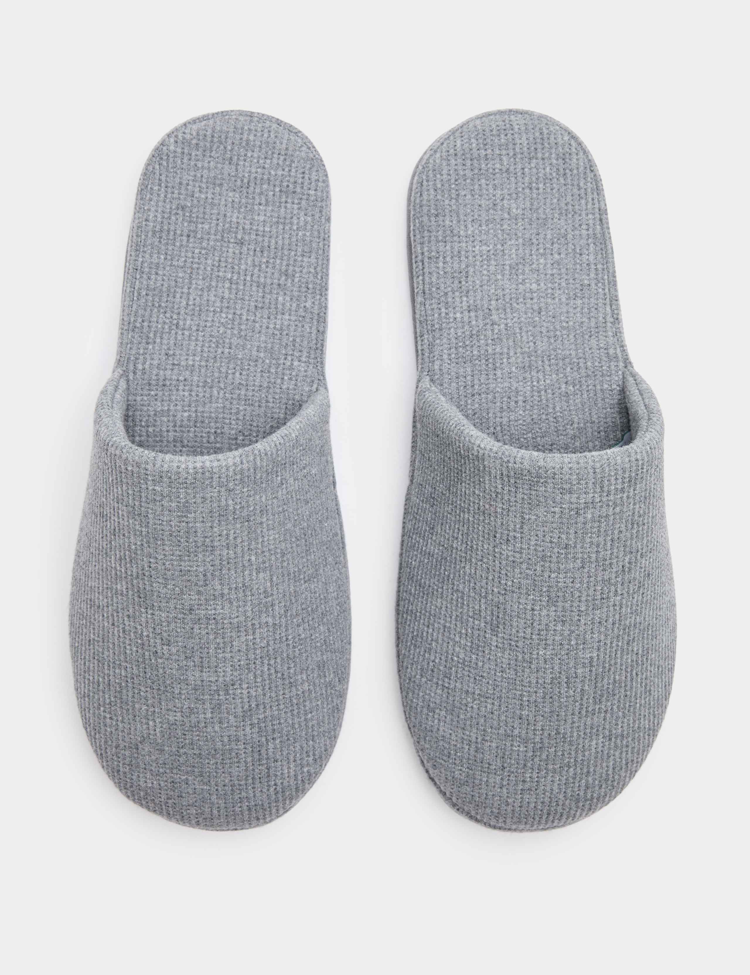 Micro Waffle Mule Slippers with Freshfeet™ 1 of 3