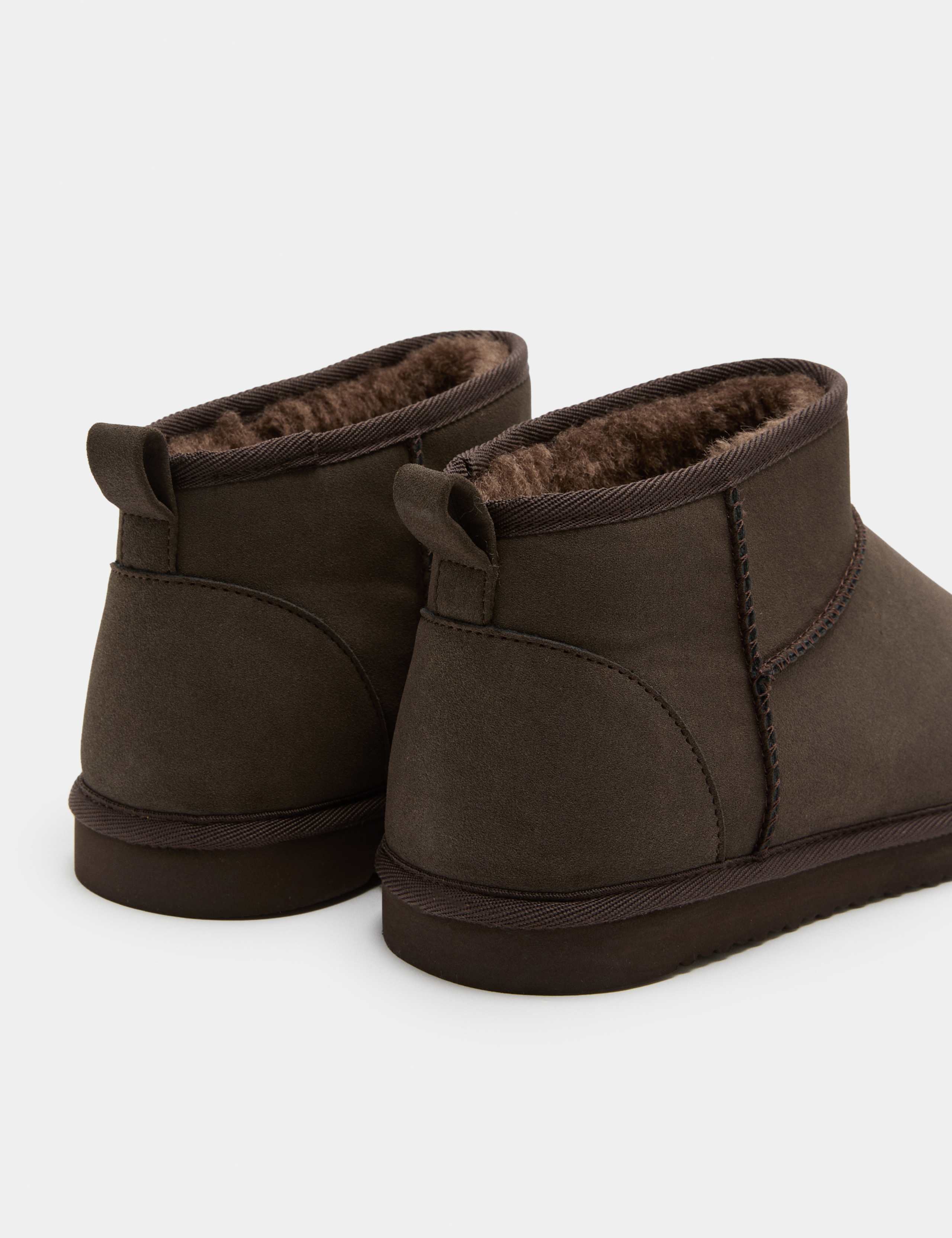 Faux Suede Slipper Boots with Freshfeet™ 3 of 3