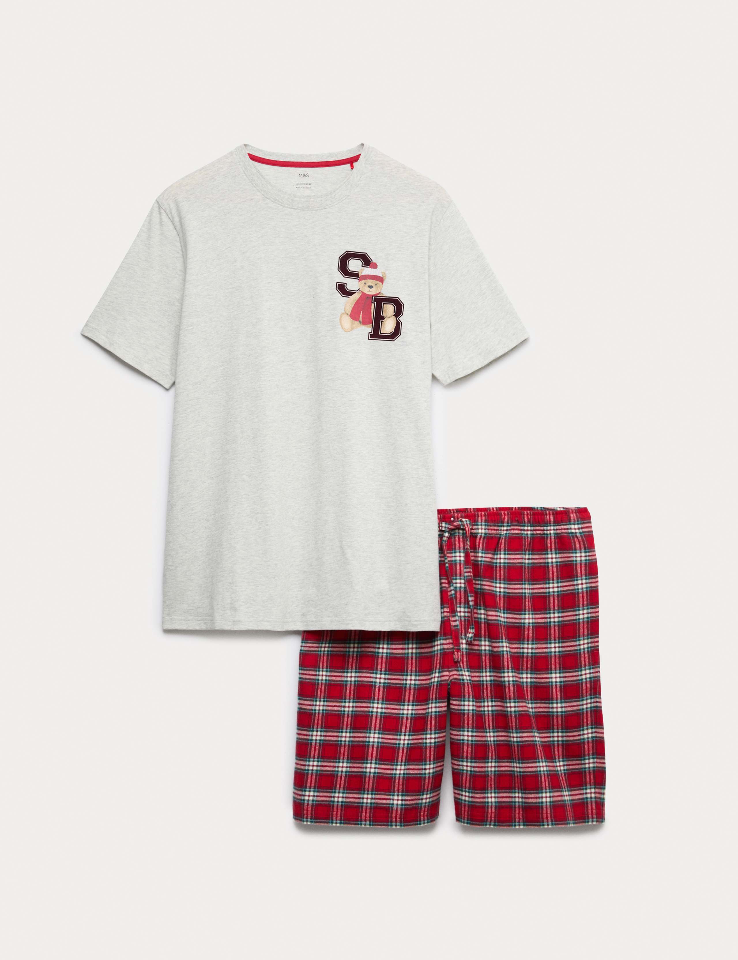 Spencer Bear™ Family Christmas Pyjama Shorts Set 2 of 5