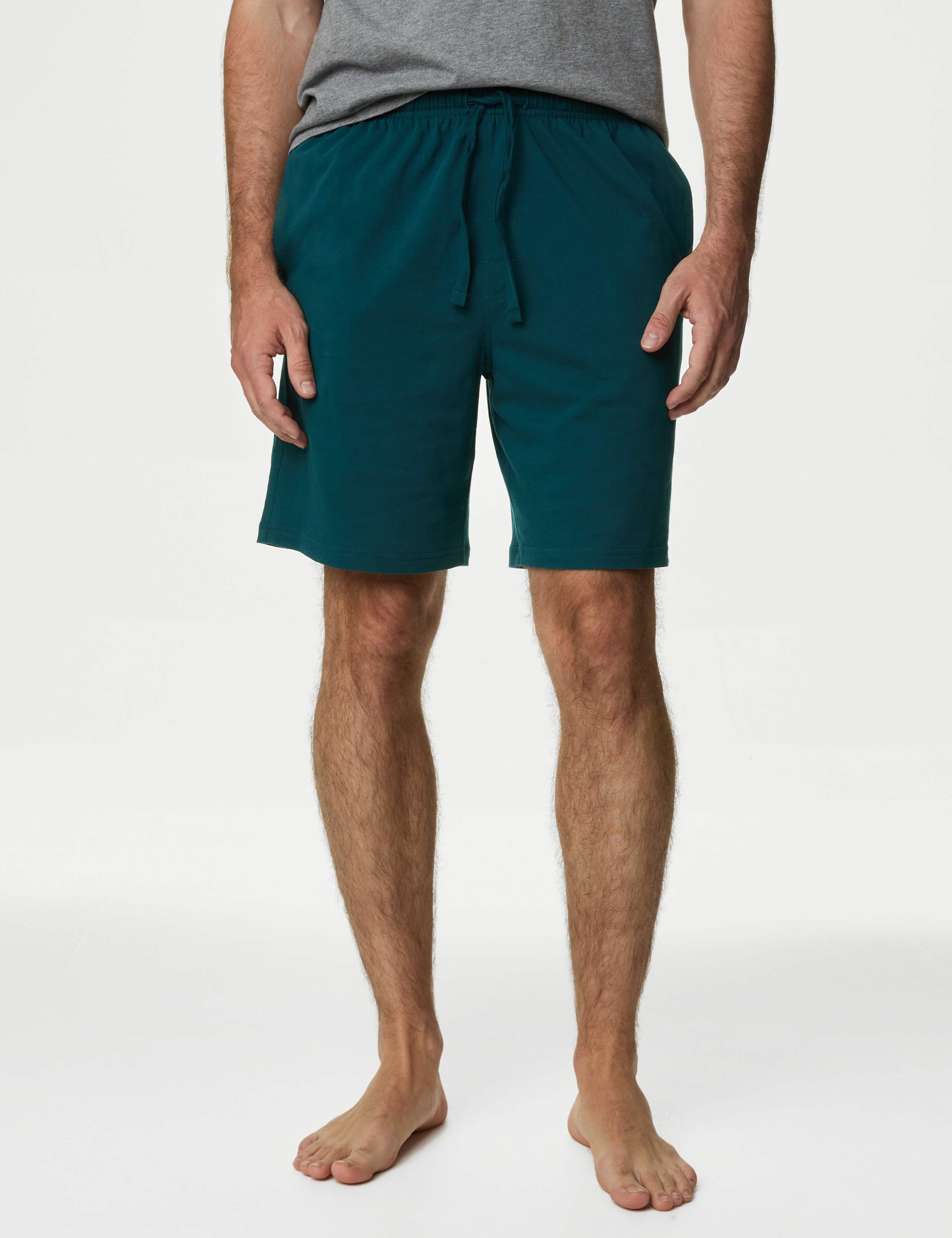 2pk Pure Cotton Jersey Pyjama Shorts 2 of 5