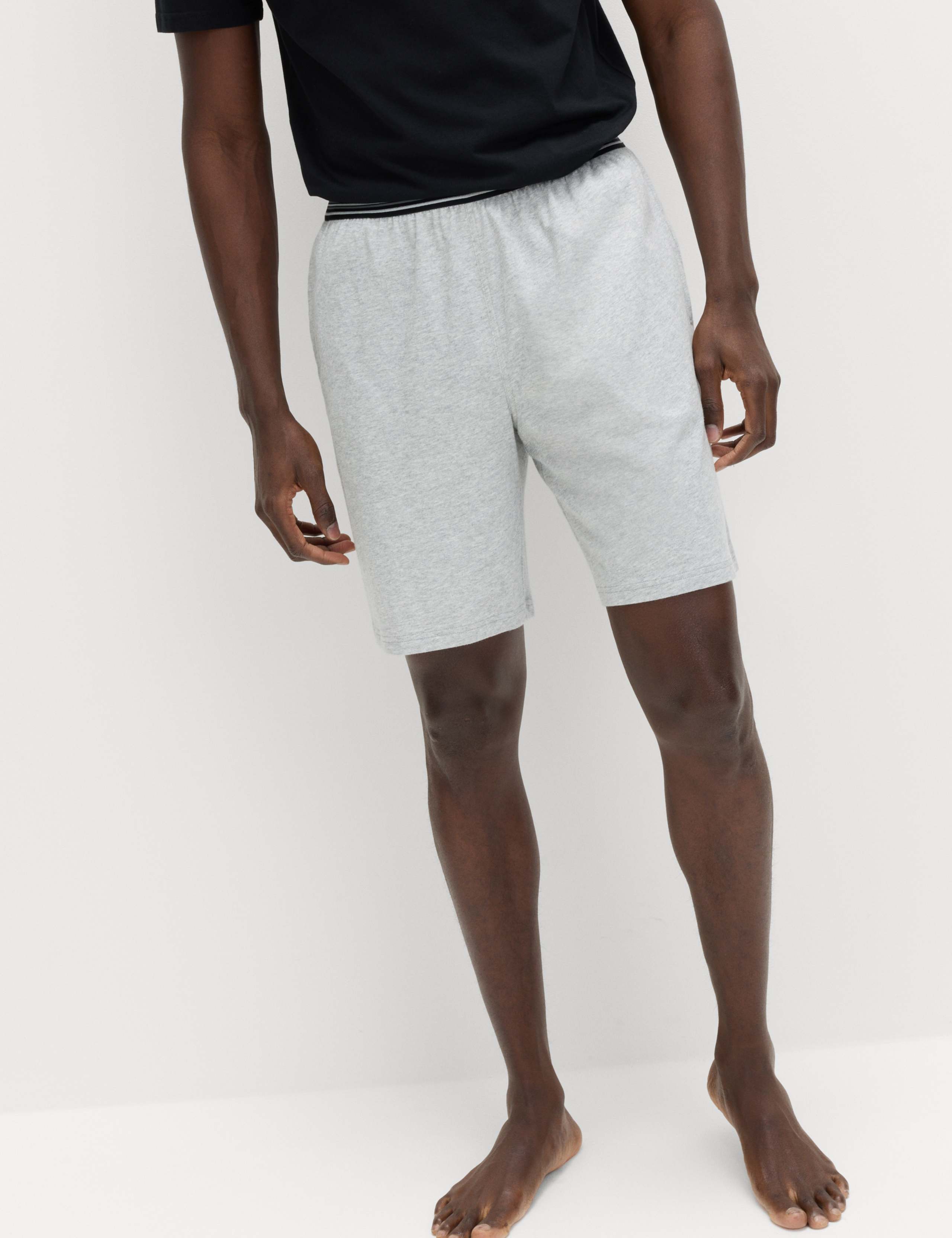 2-Pack Pure Cotton Jersey Pyjama Shorts 2 of 6