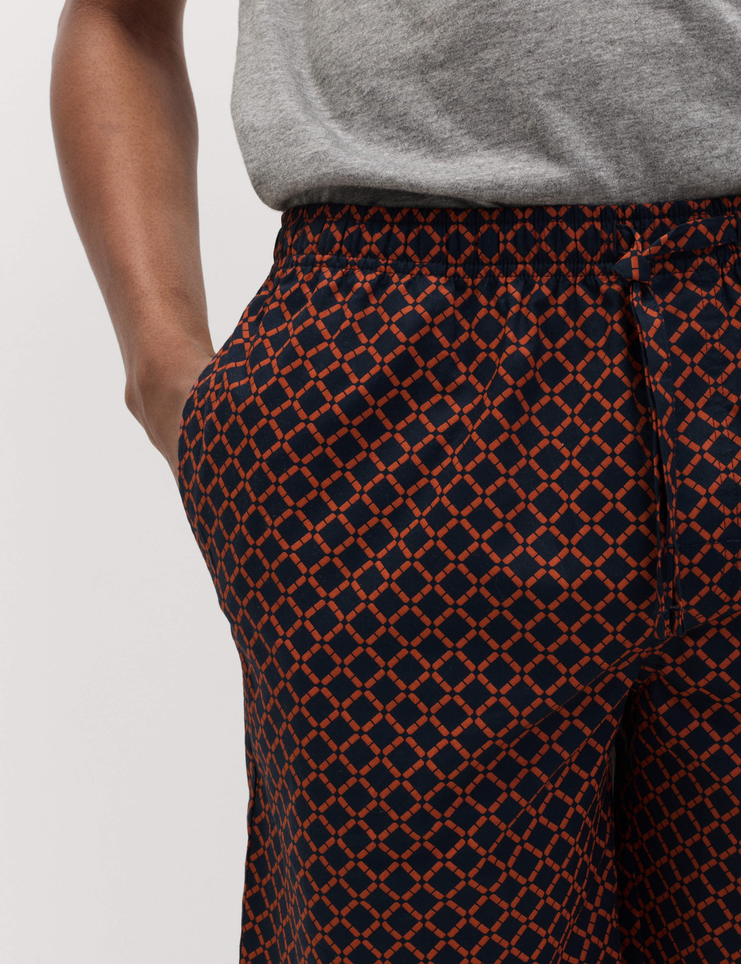 Pure Cotton Geometric Print Pyjama Set 3 of 4