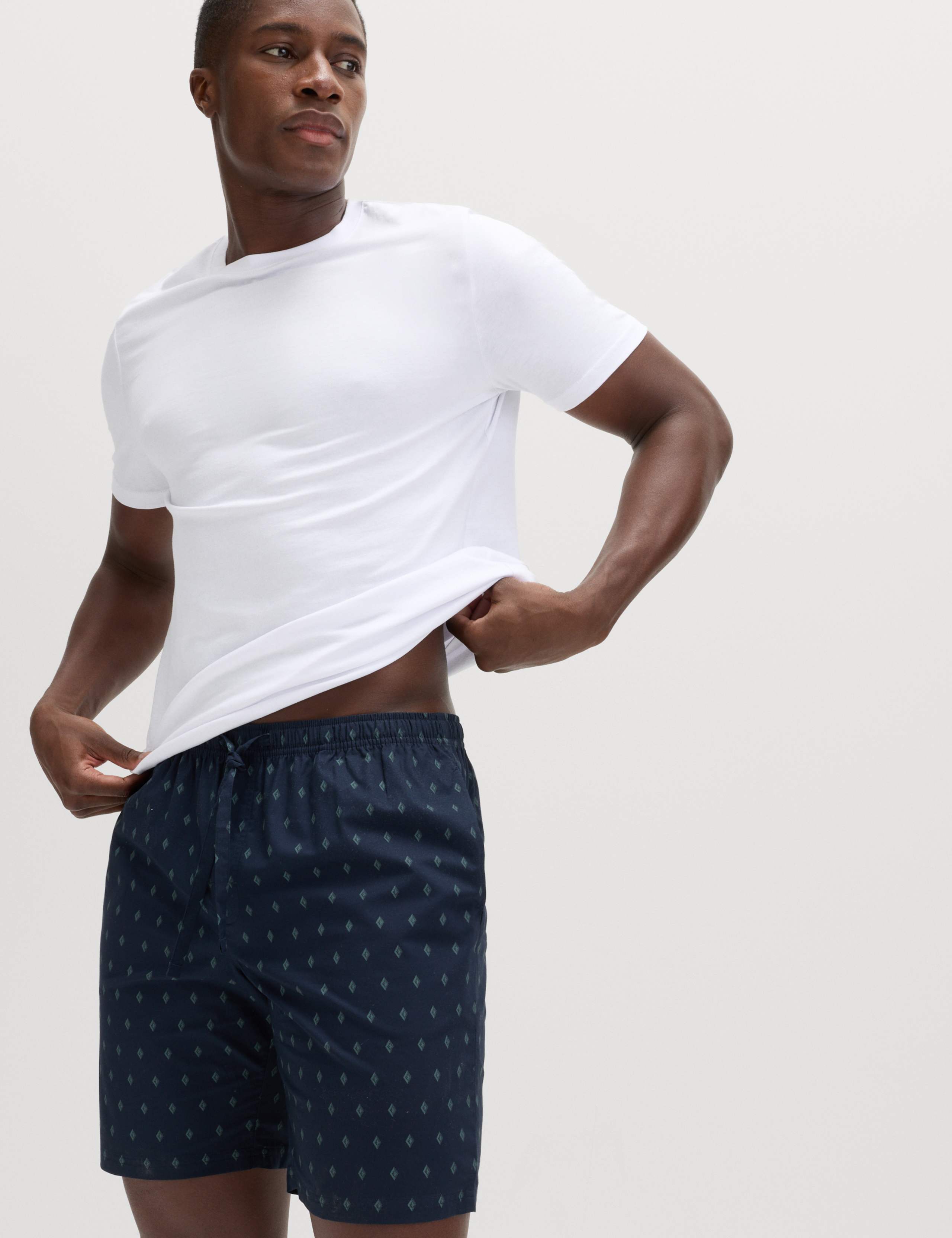 2 Pack Pure Cotton Pyjama Shorts 2 of 7