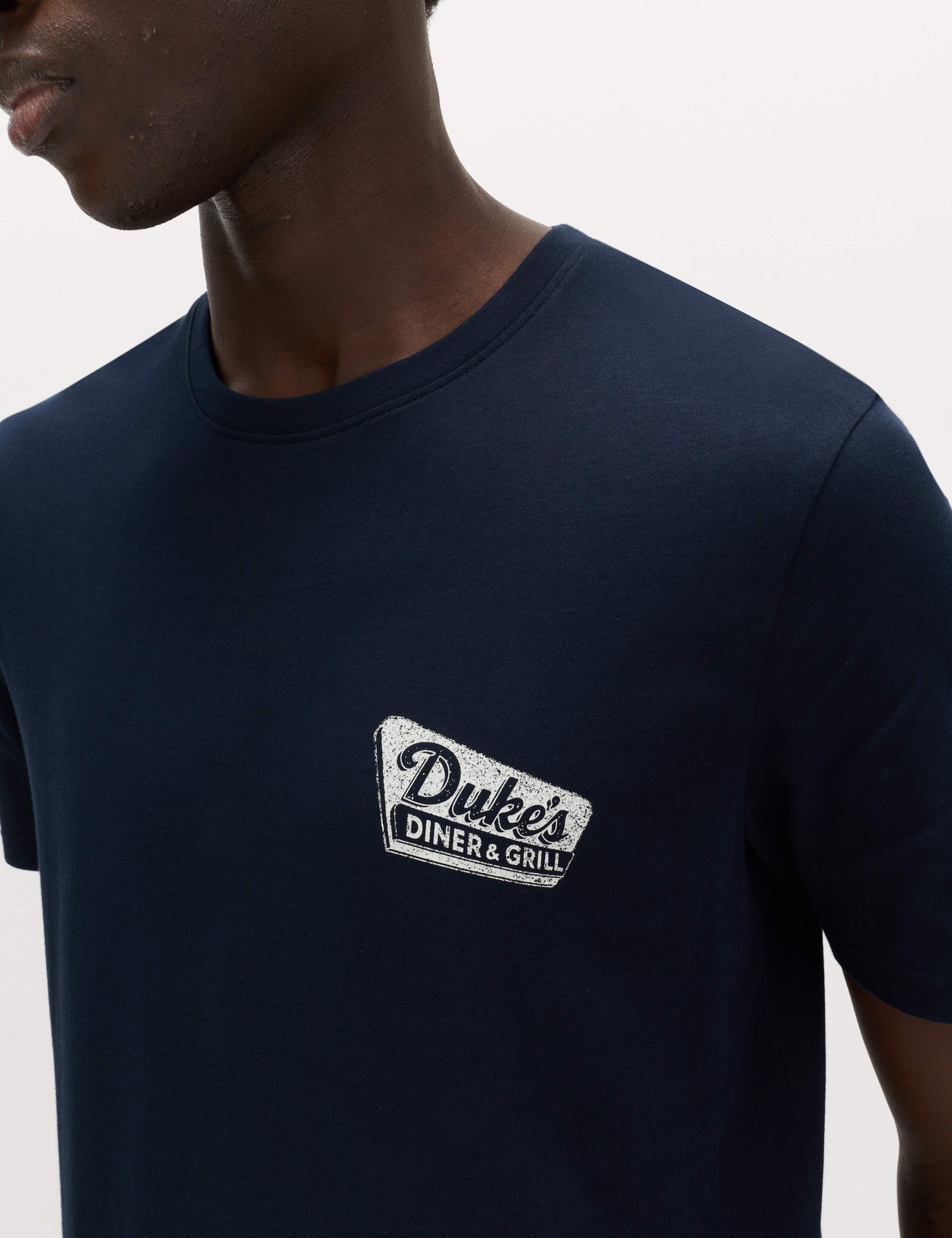 Pure Cotton Diner Graphic Pyjama Set 3 of 7