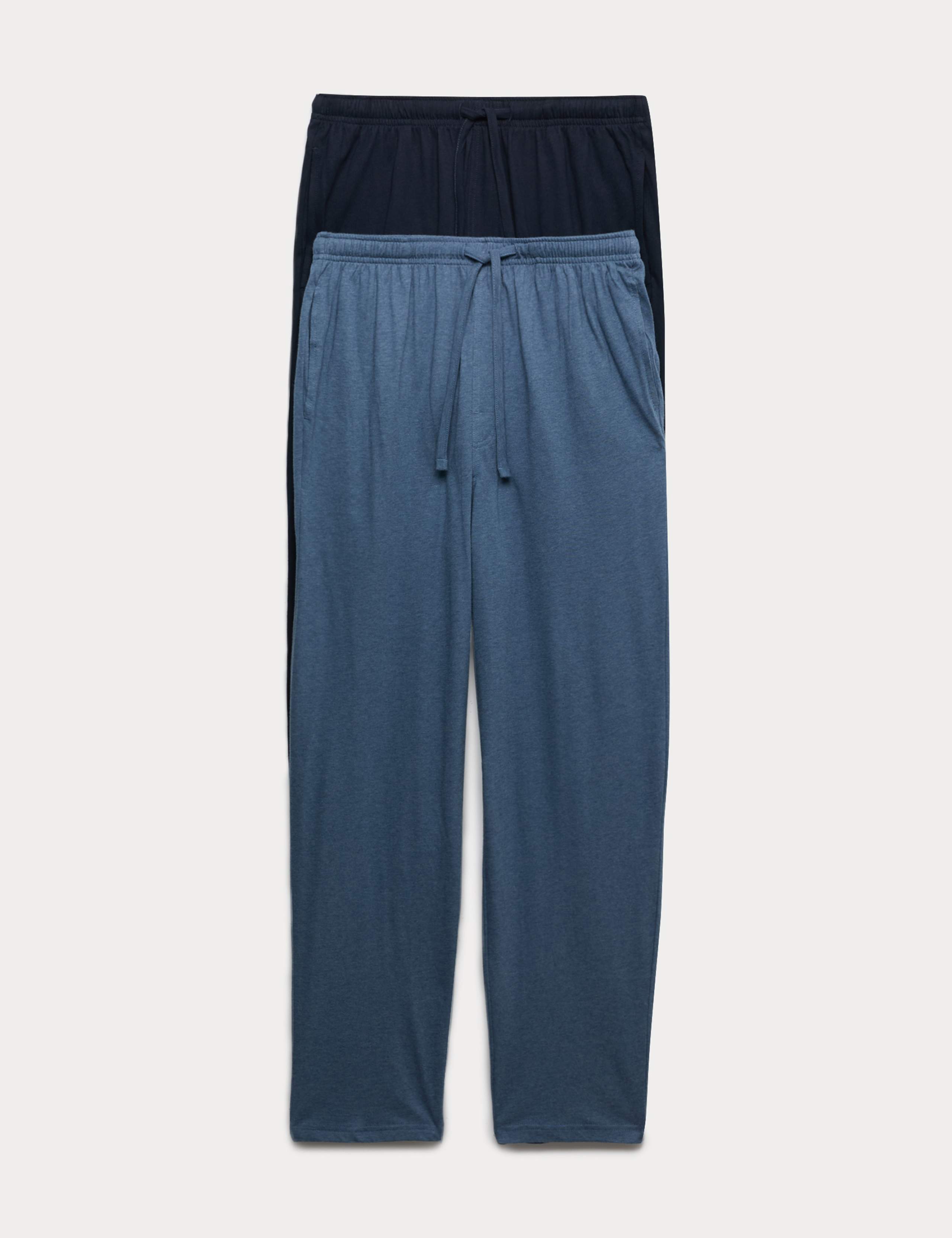 2 Pack Pure Cotton Pyjama Bottoms 1 of 7