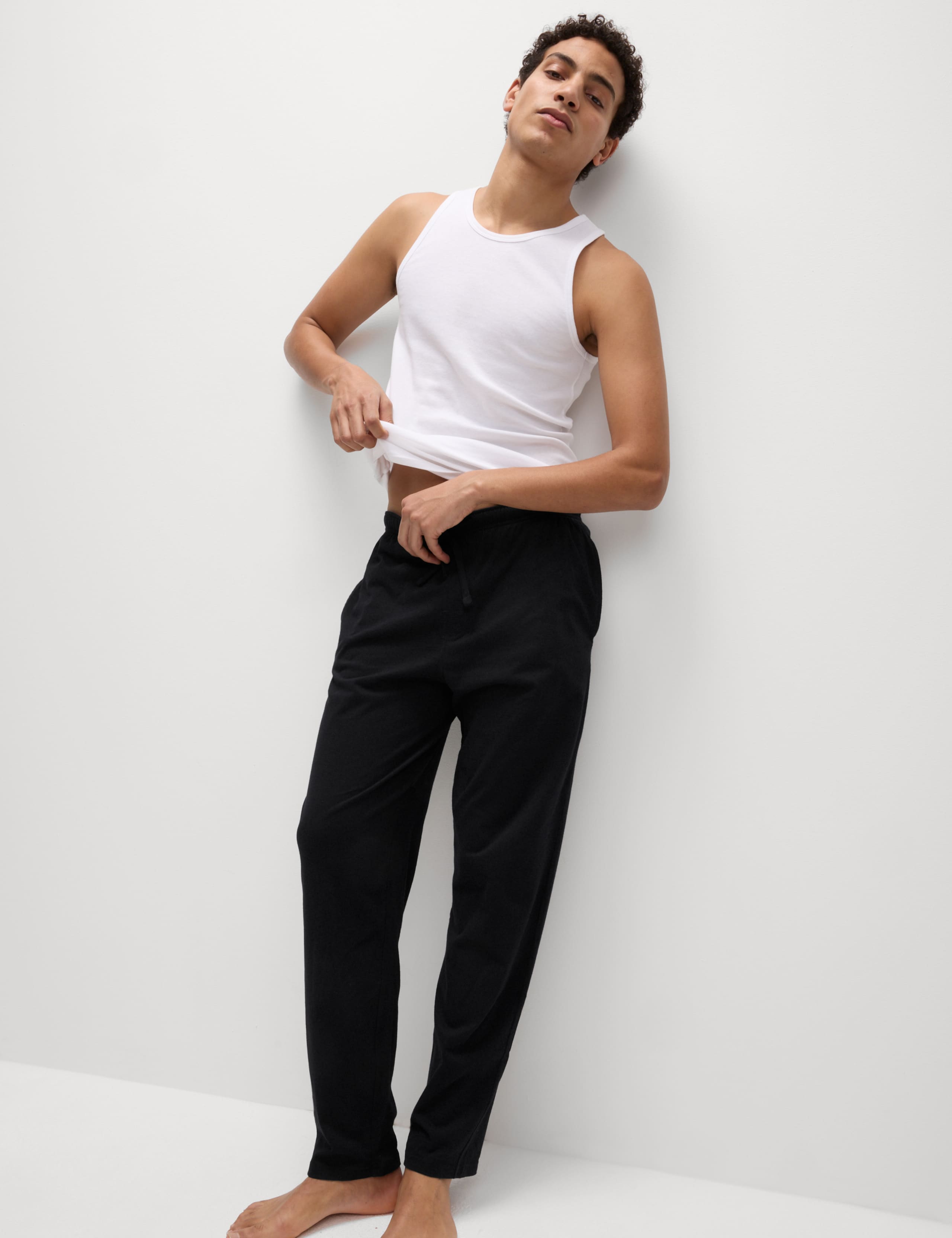 2 Pack Pure Cotton Pyjama Bottoms 4 of 7