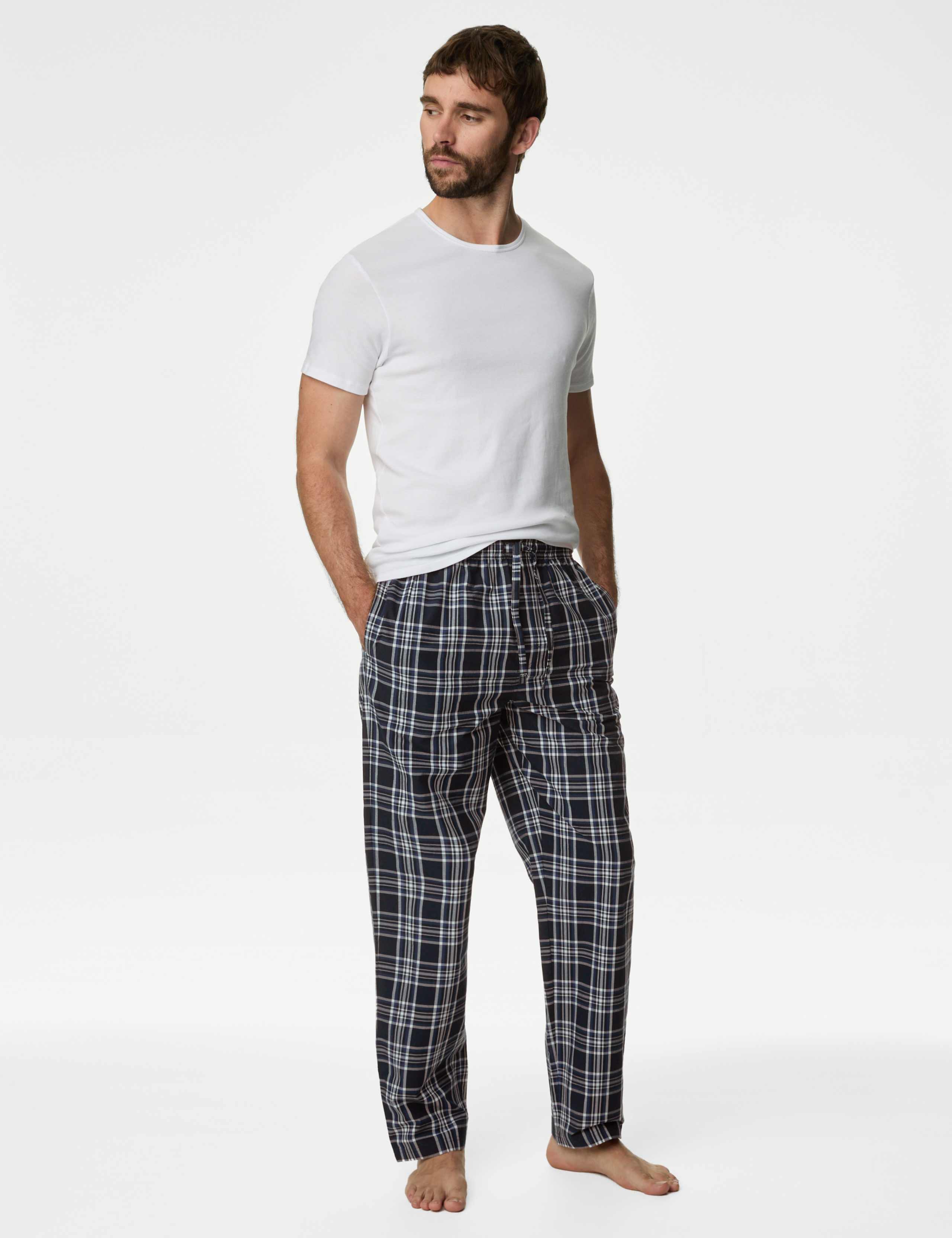 2pk Pure Cotton Pyjama Bottoms 4 of 5