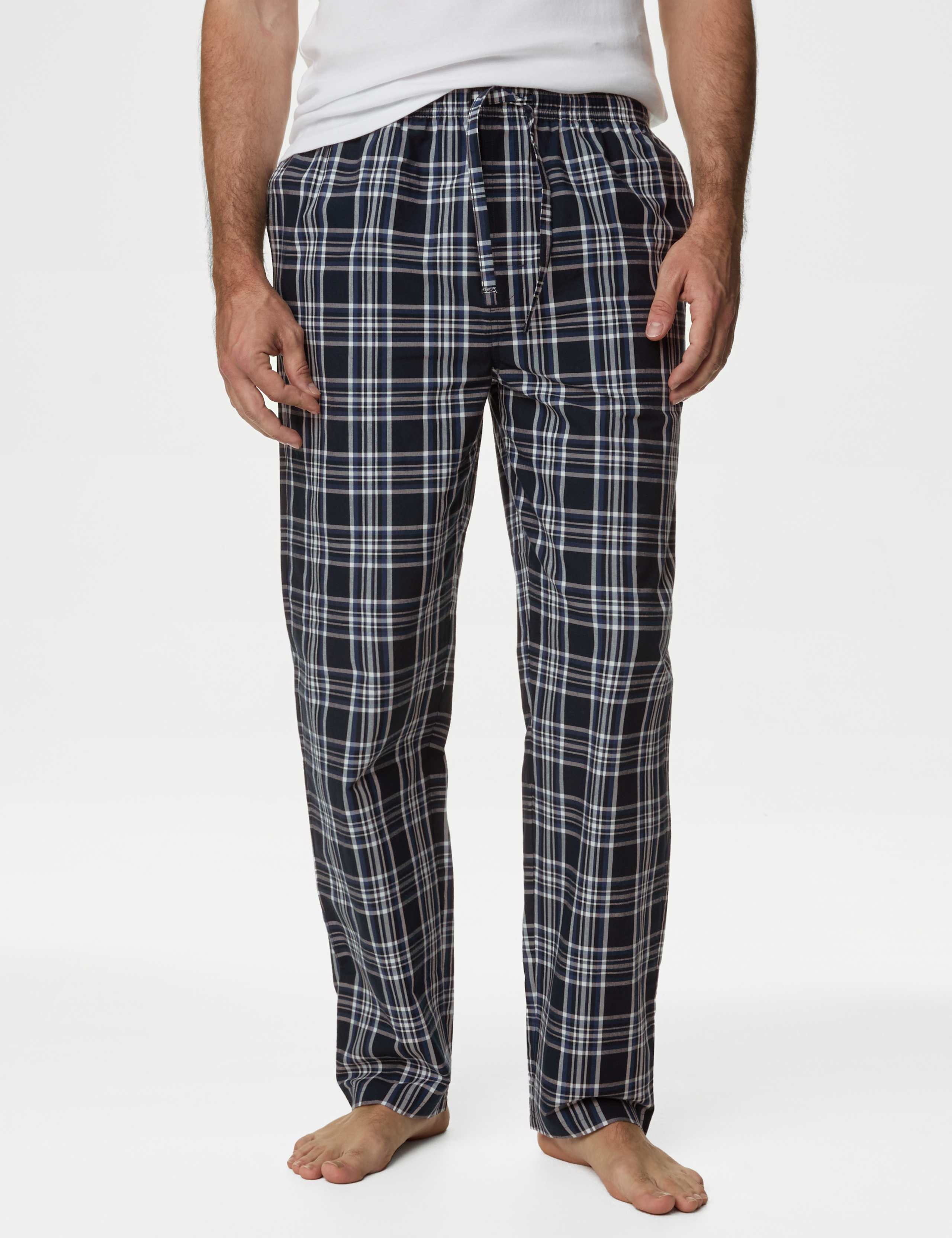 2pk Pure Cotton Pyjama Bottoms 2 of 5