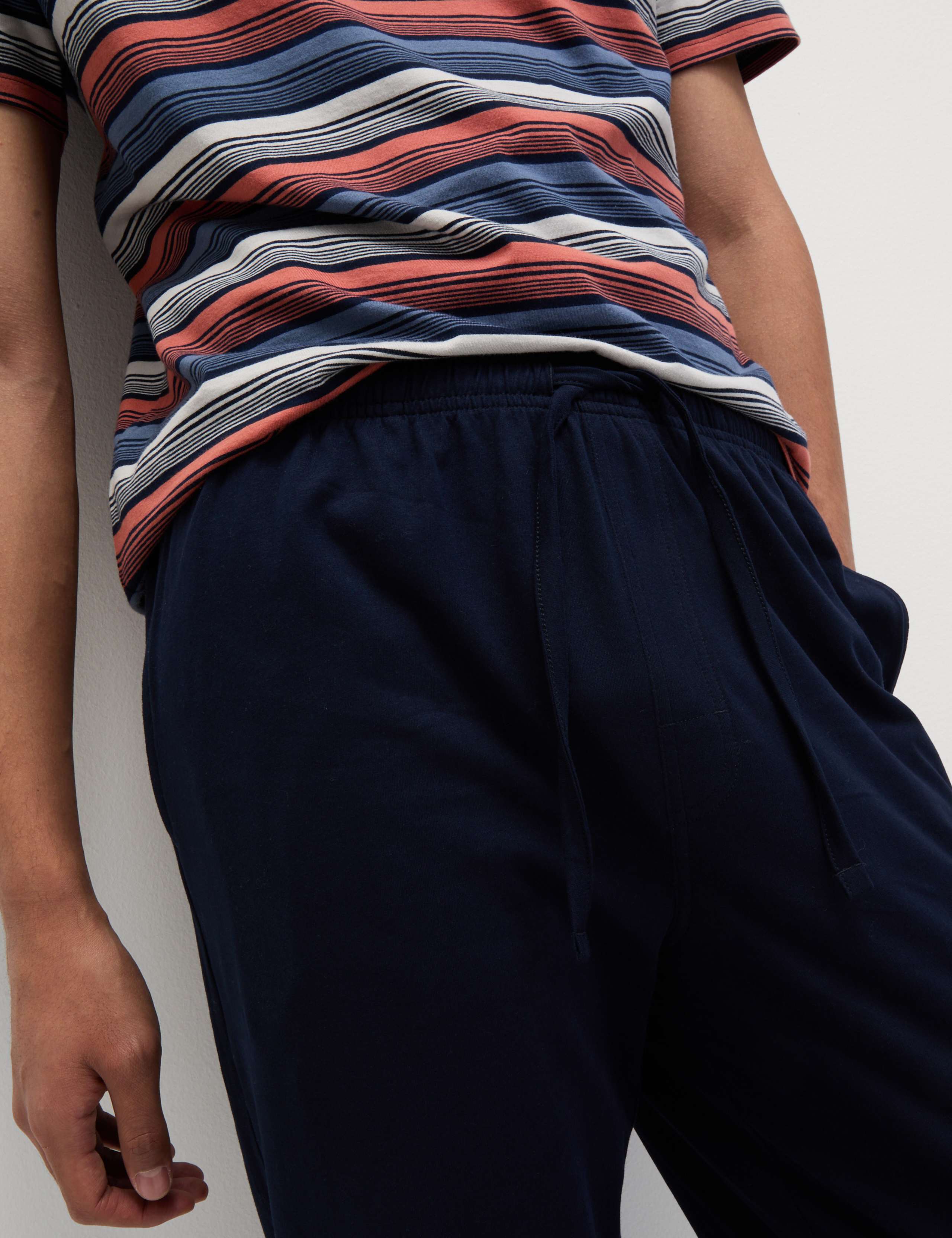 Pure Cotton Ombre Stripe Pyjama Set 3 of 6