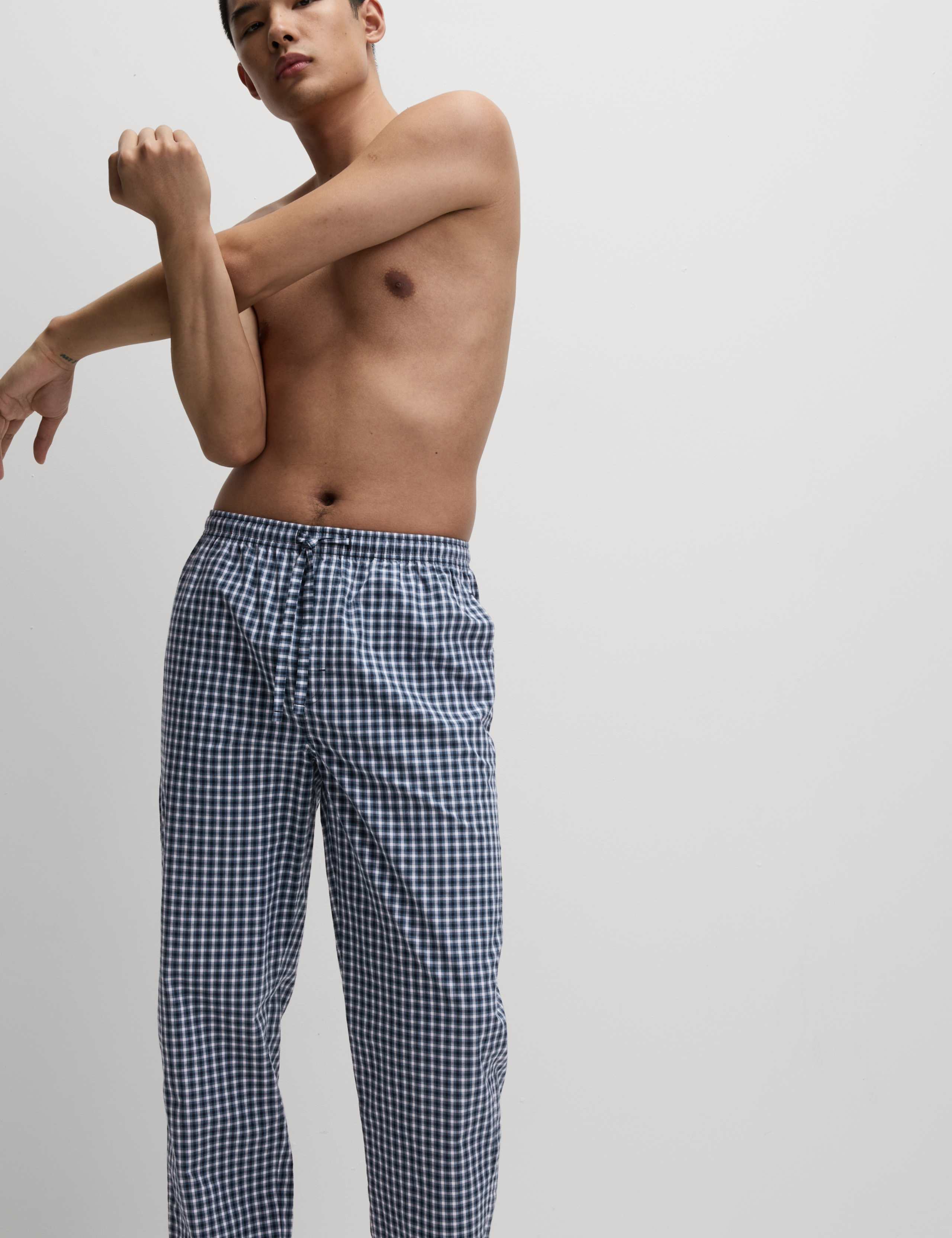 2pk Pure Cotton Pyjama Bottoms 3 of 4