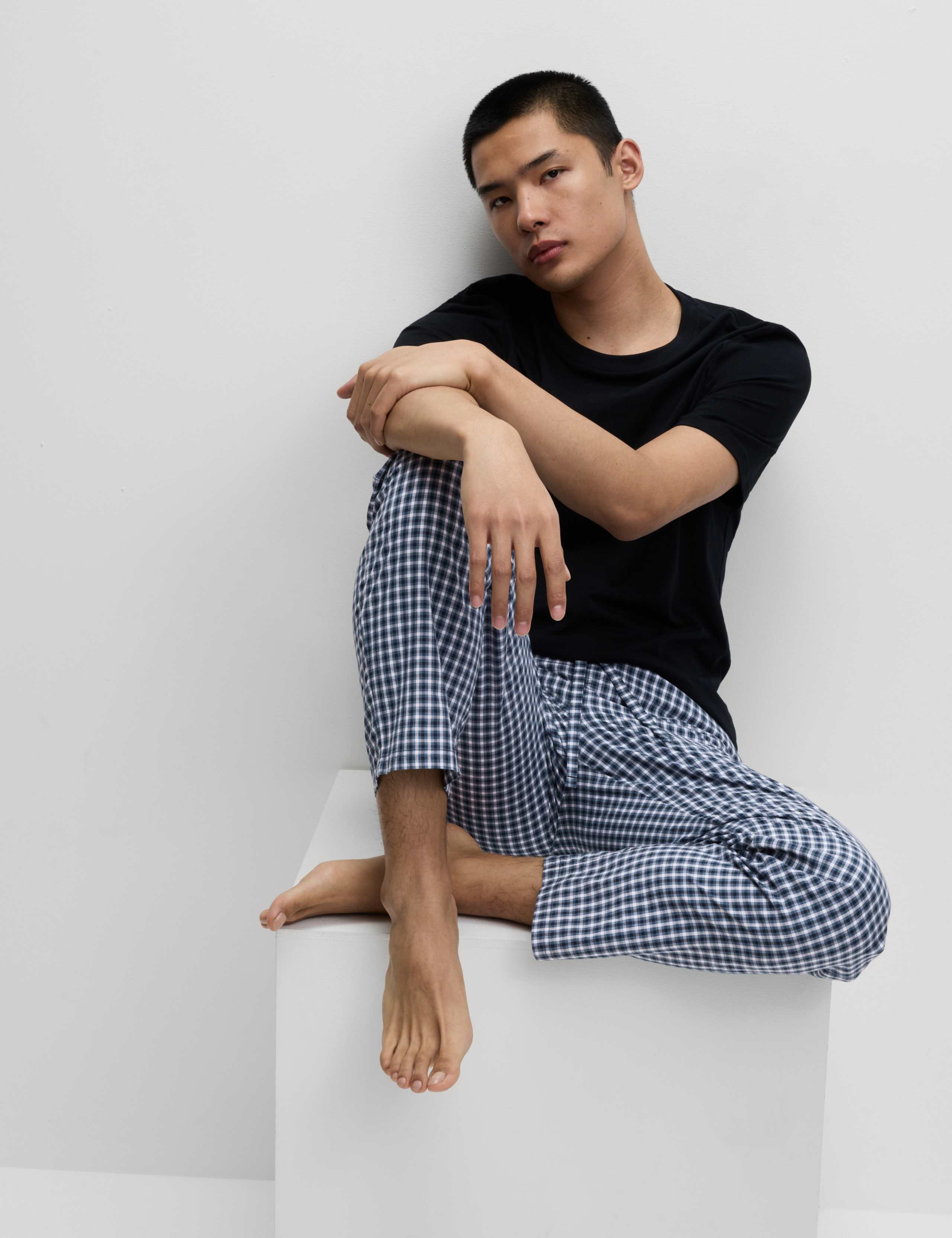 2pk Pure Cotton Pyjama Bottoms 2 of 4