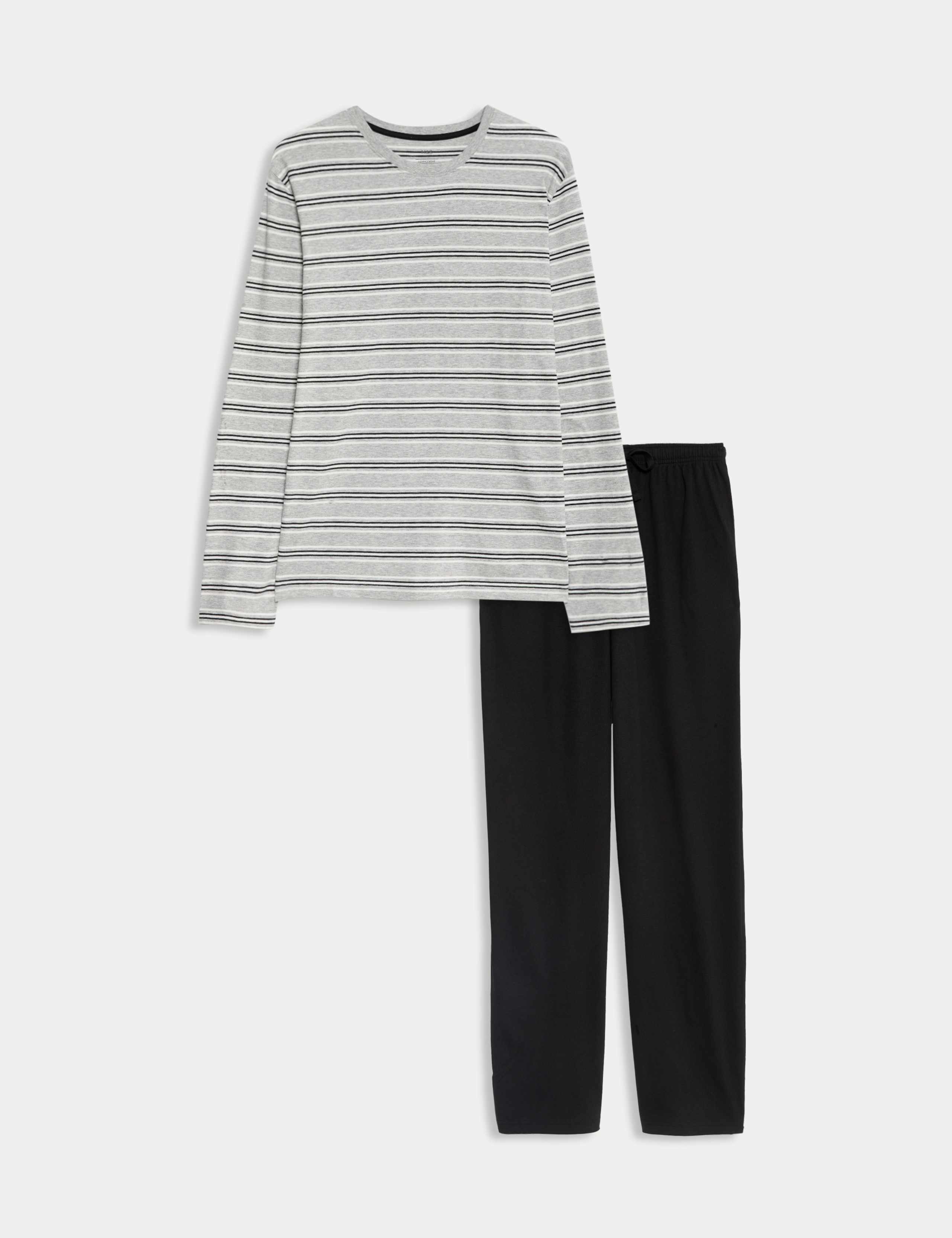 Pure Cotton Striped Pyjama Set 2 of 7