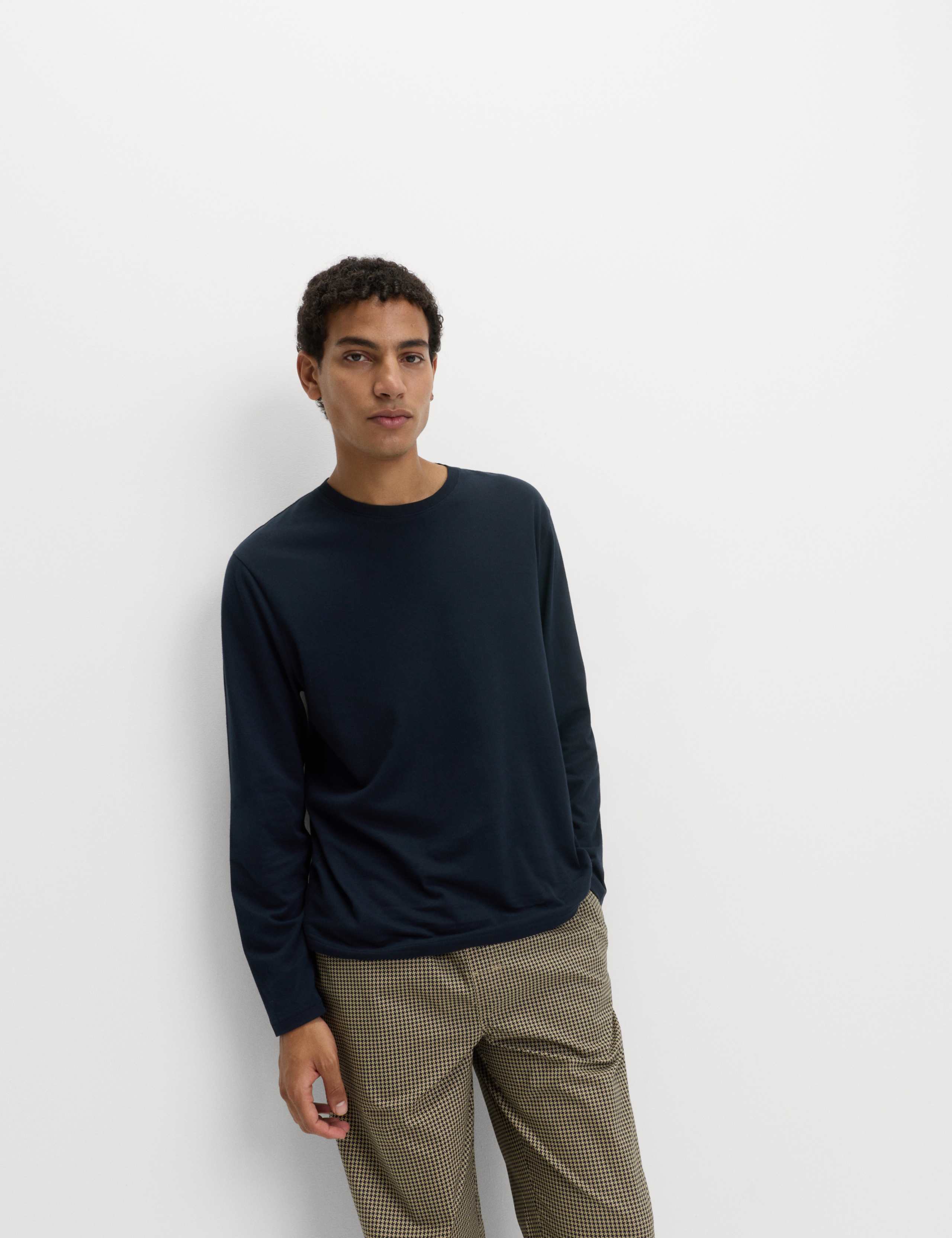 Pure Cotton Houndstooth Pyjama Set 4 of 5