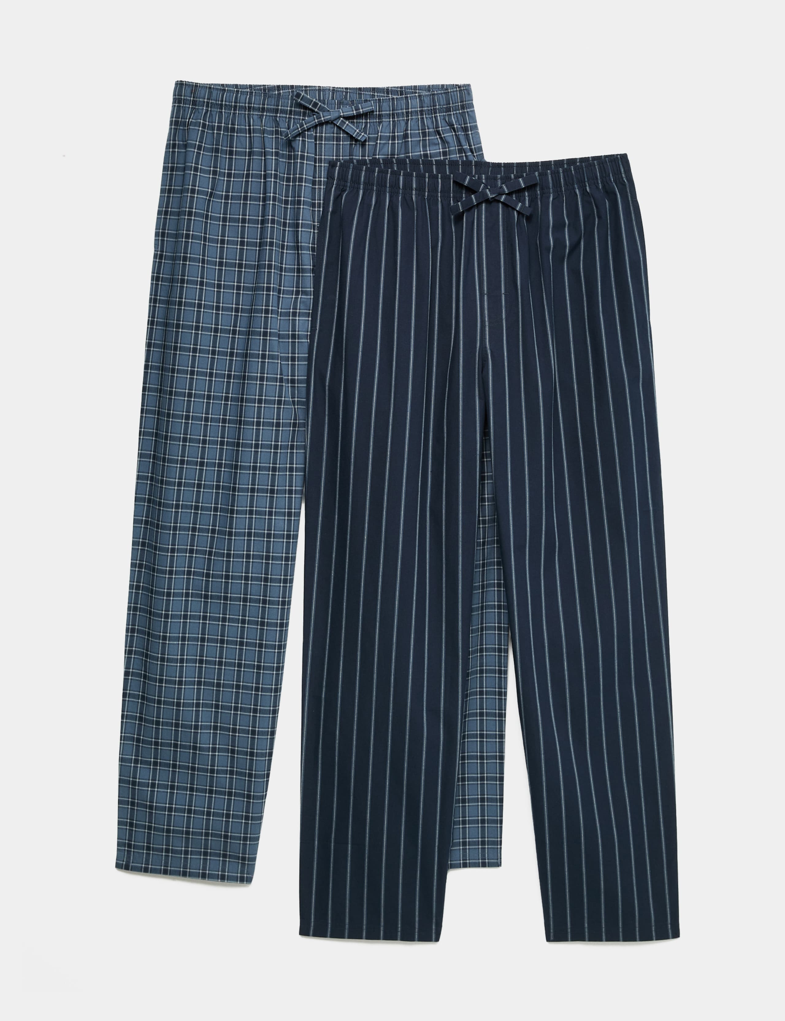 Pack Of Two Cotton Pyjama Bottoms 1 of 6