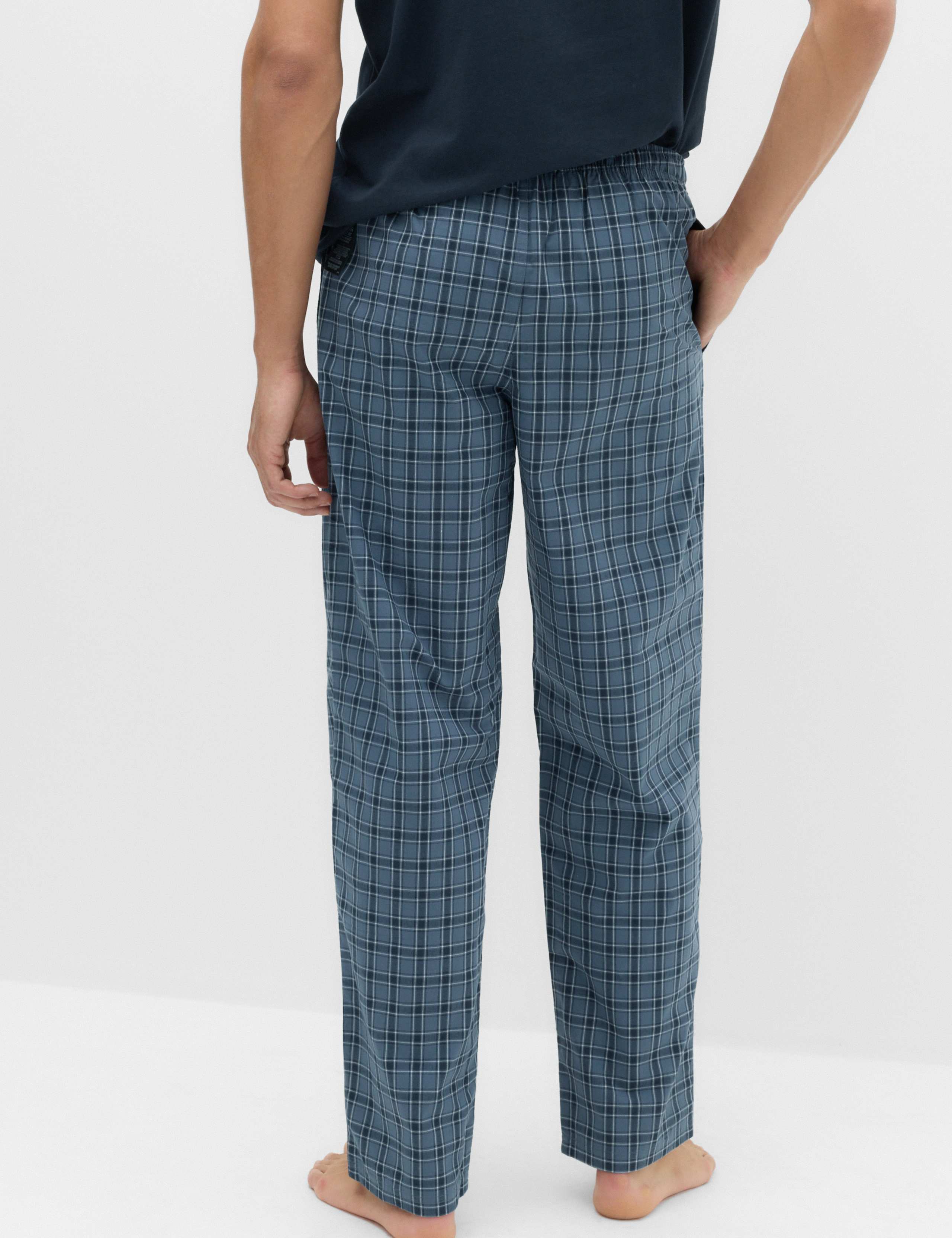 Pack Of Two Cotton Pyjama Bottoms 4 of 6