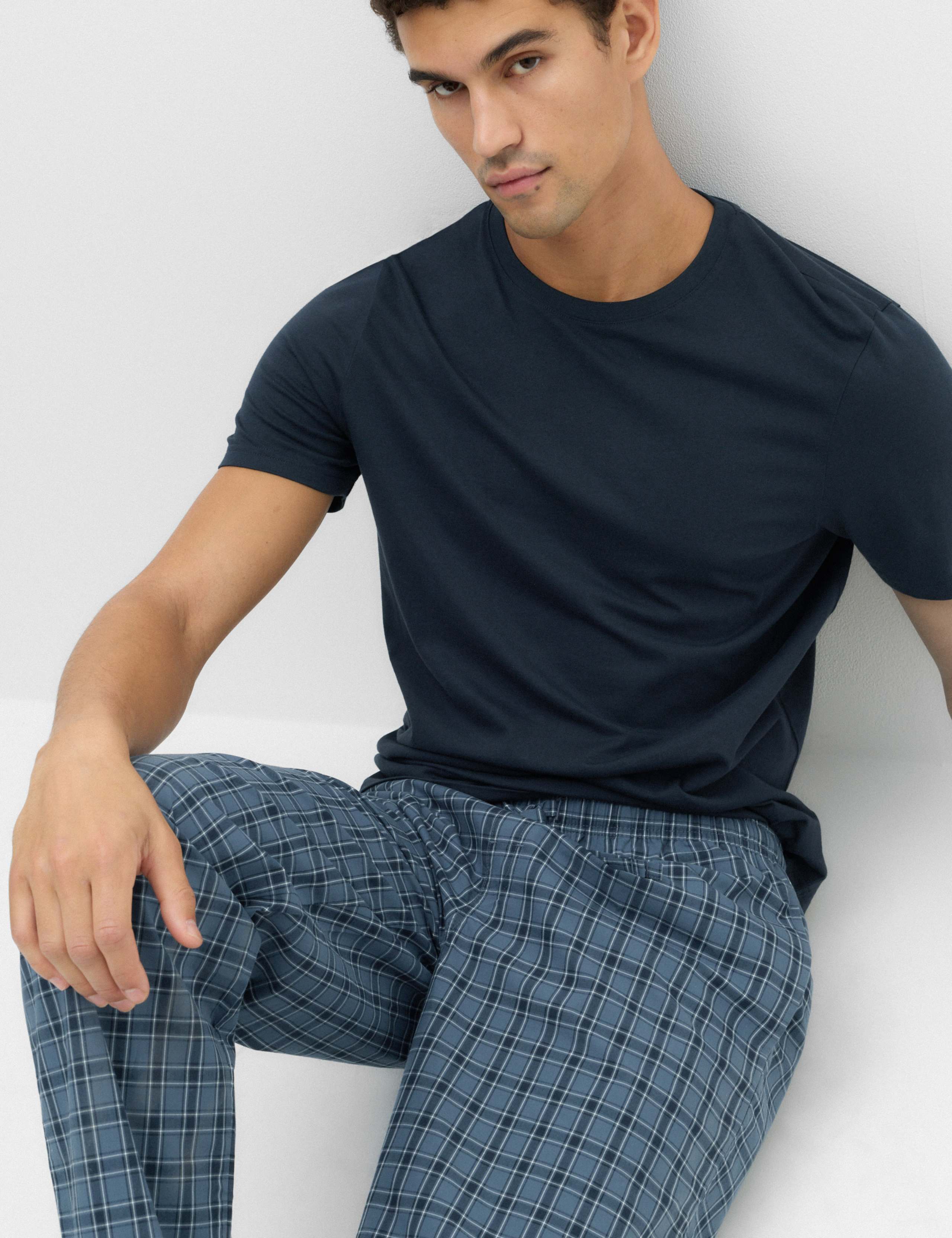 Pack Of Two Cotton Pyjama Bottoms 5 of 6