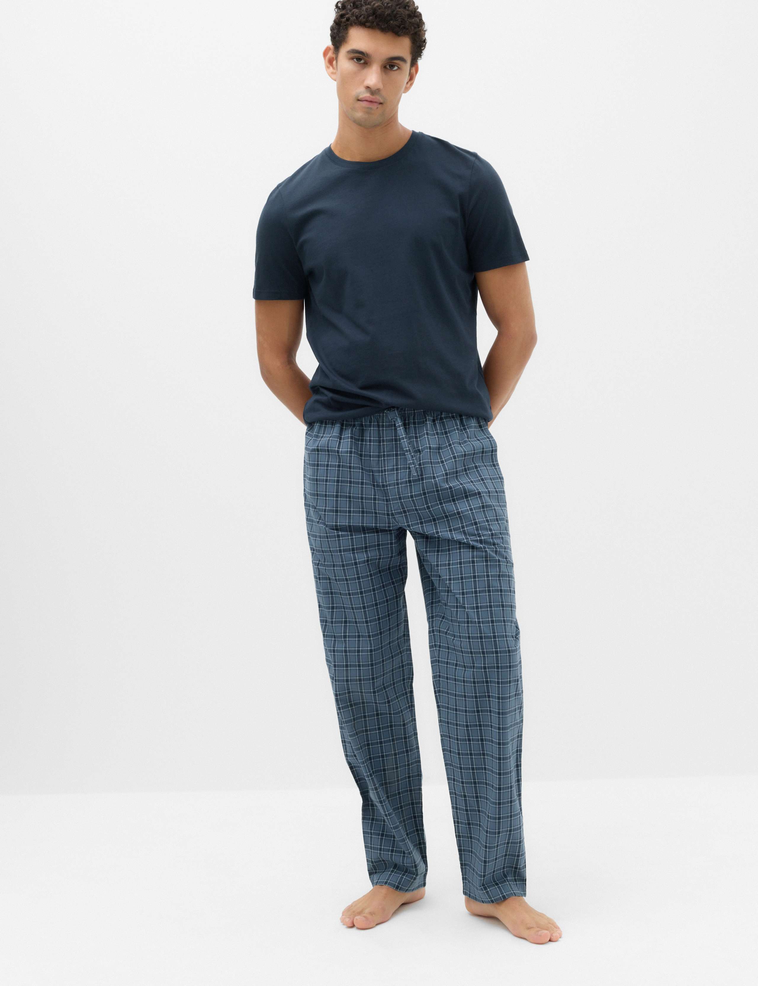 Pack Of Two Cotton Pyjama Bottoms 6 of 6