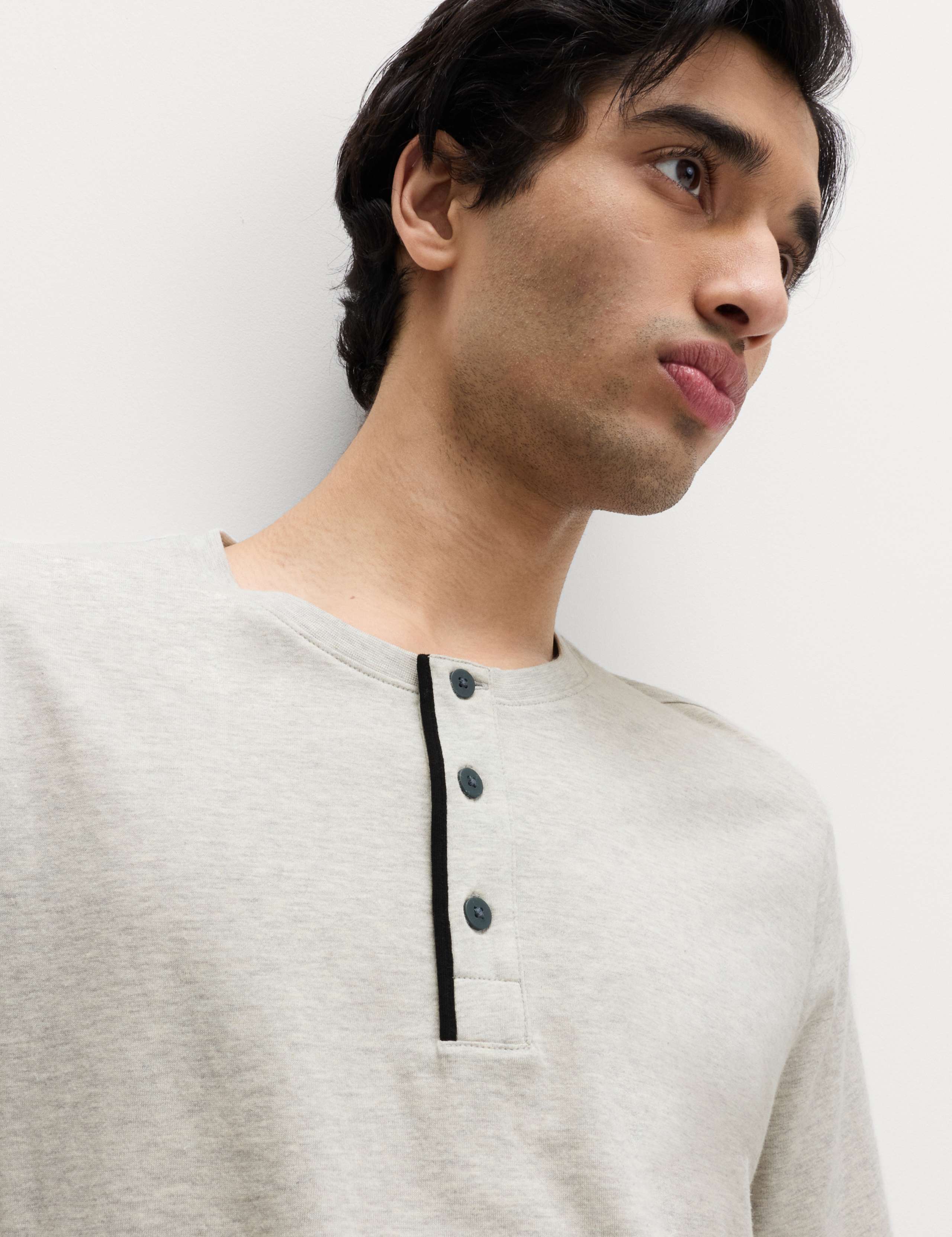 Pure Cotton Eid Printed Henley Pyjama Set 4 of 6