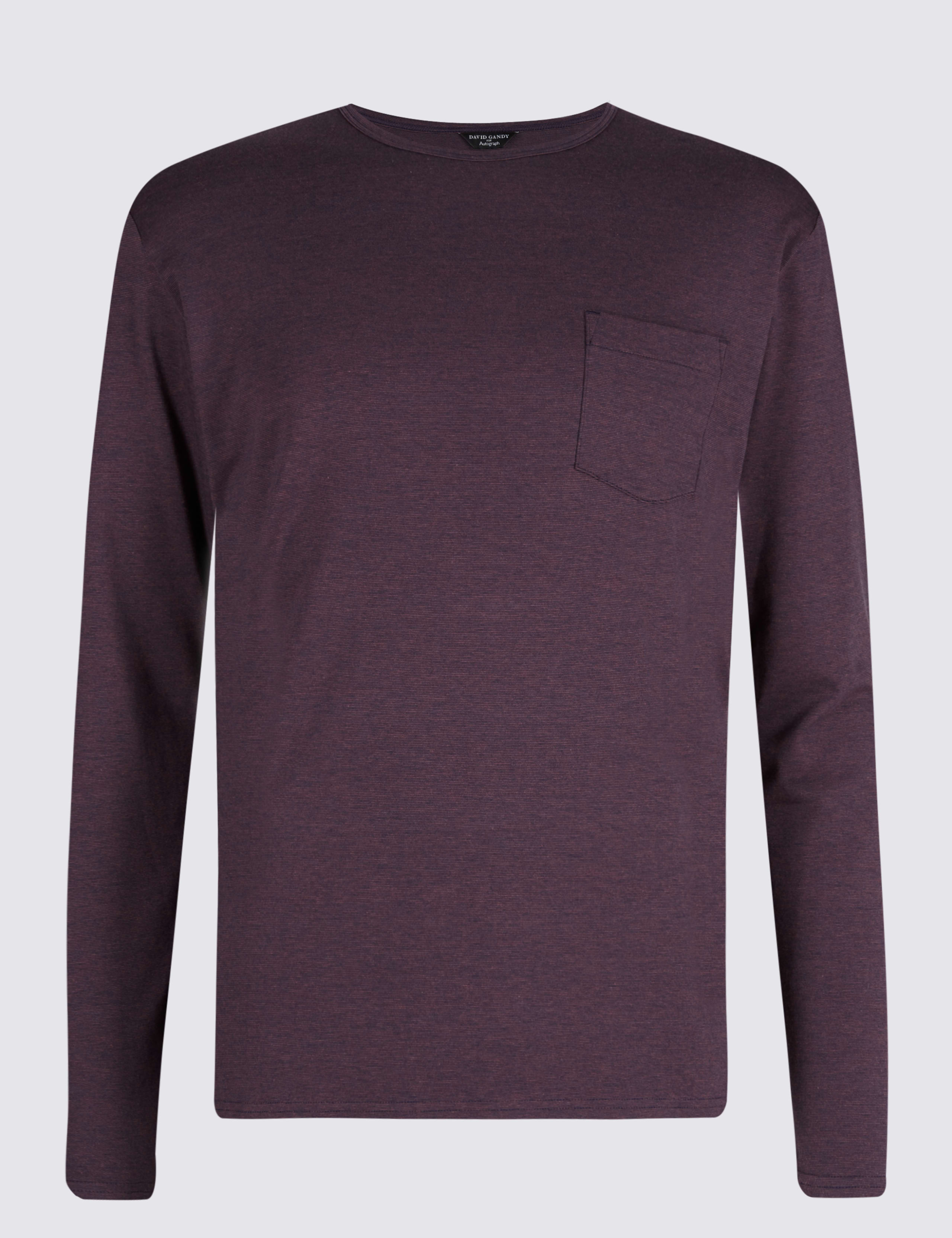 Modal Blend Striped Pyjama Top 2 of 2