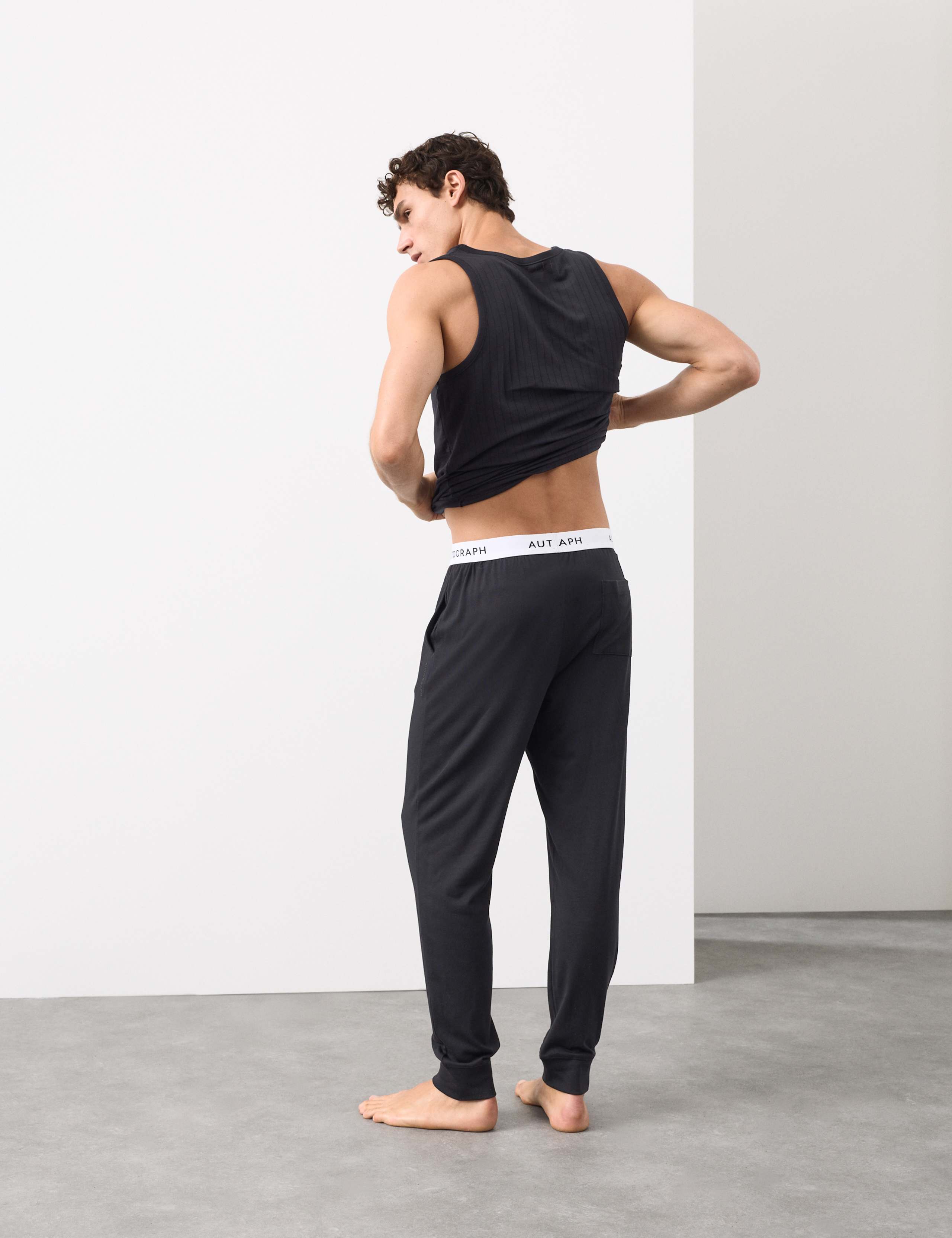 Supima® Cotton Modal Elasticated Pyjama Joggers 5 of 5