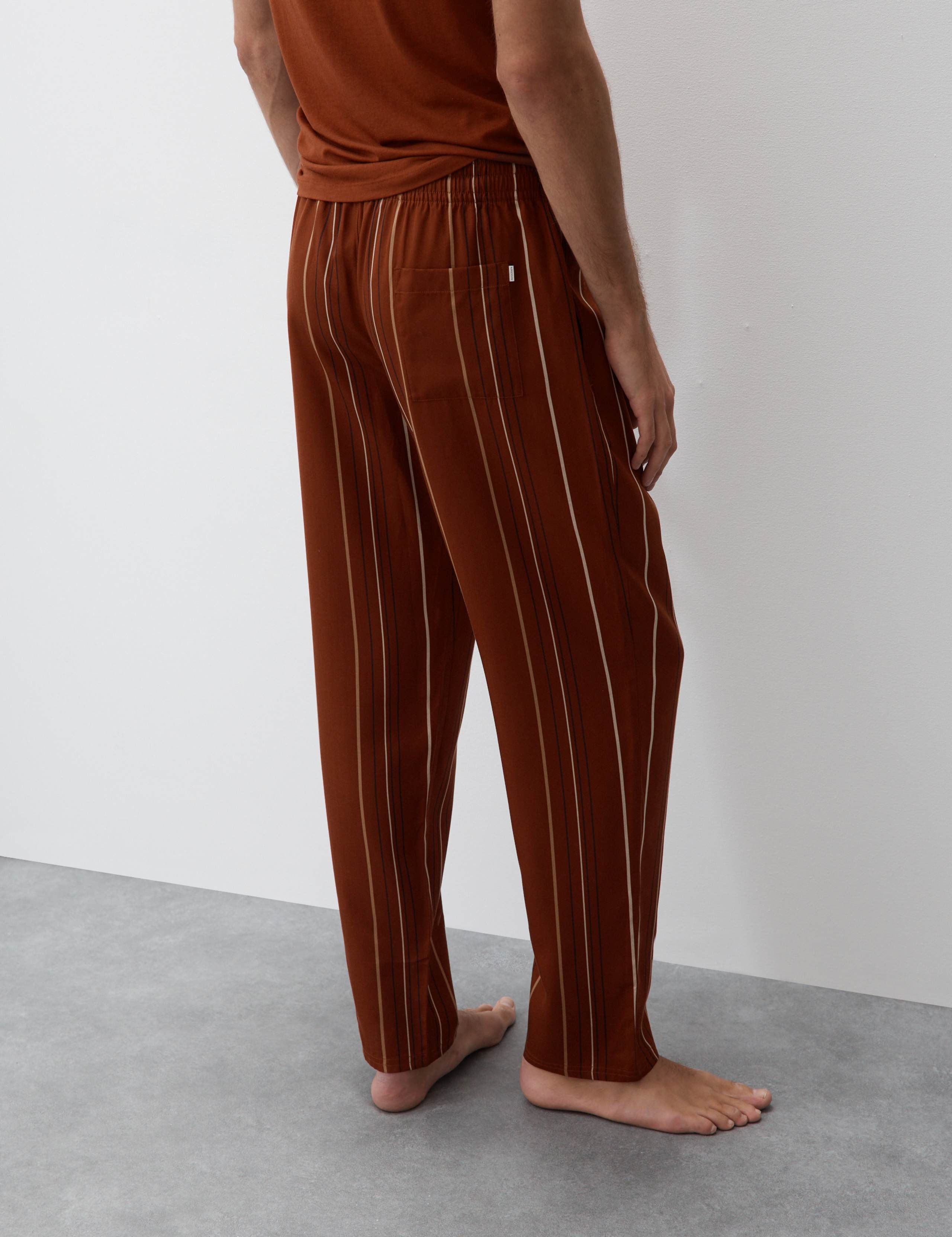 Pure Lyocell Striped Pyjama Bottoms 7 of 7