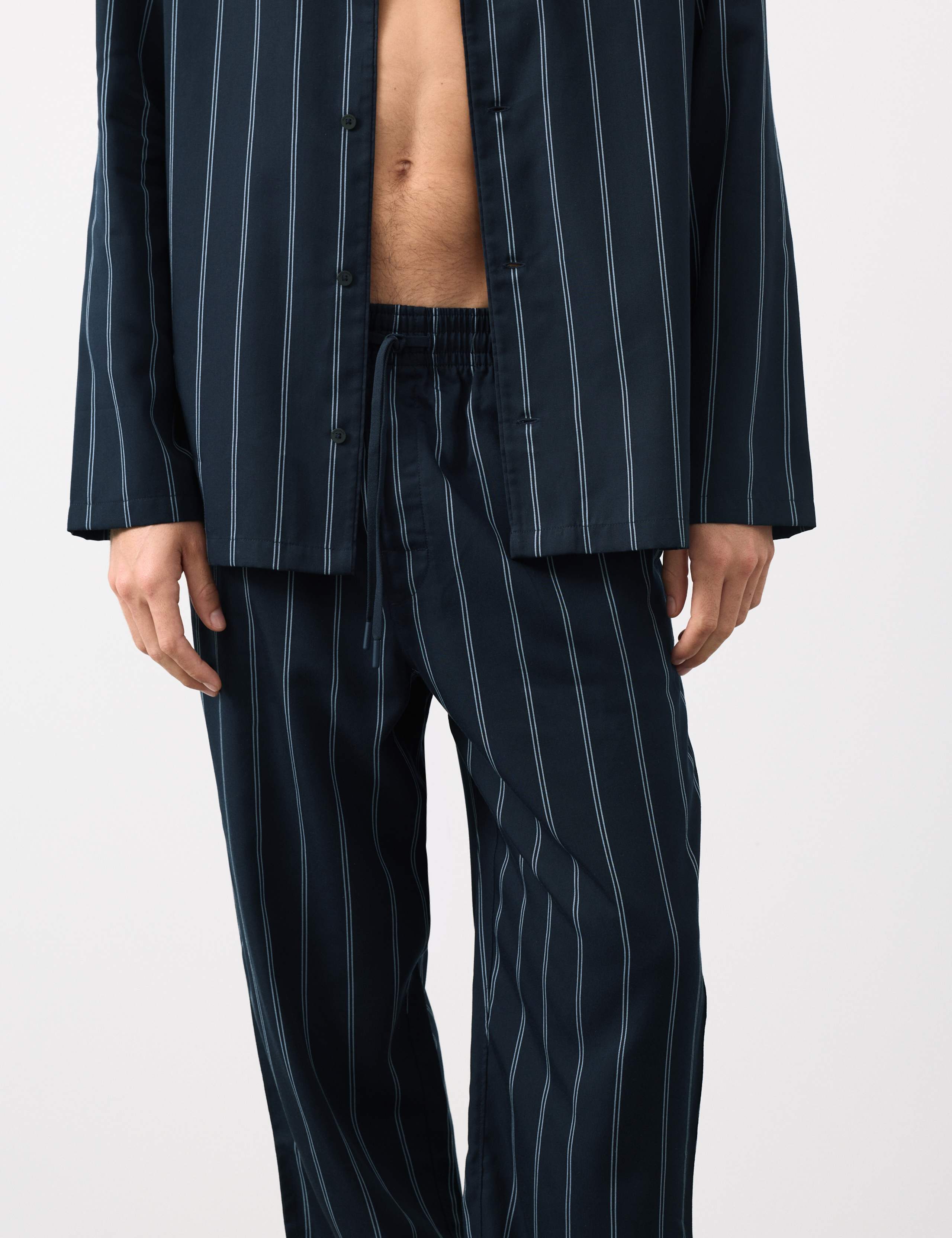 Pure Lyocell Striped Pyjama Bottoms 4 of 4
