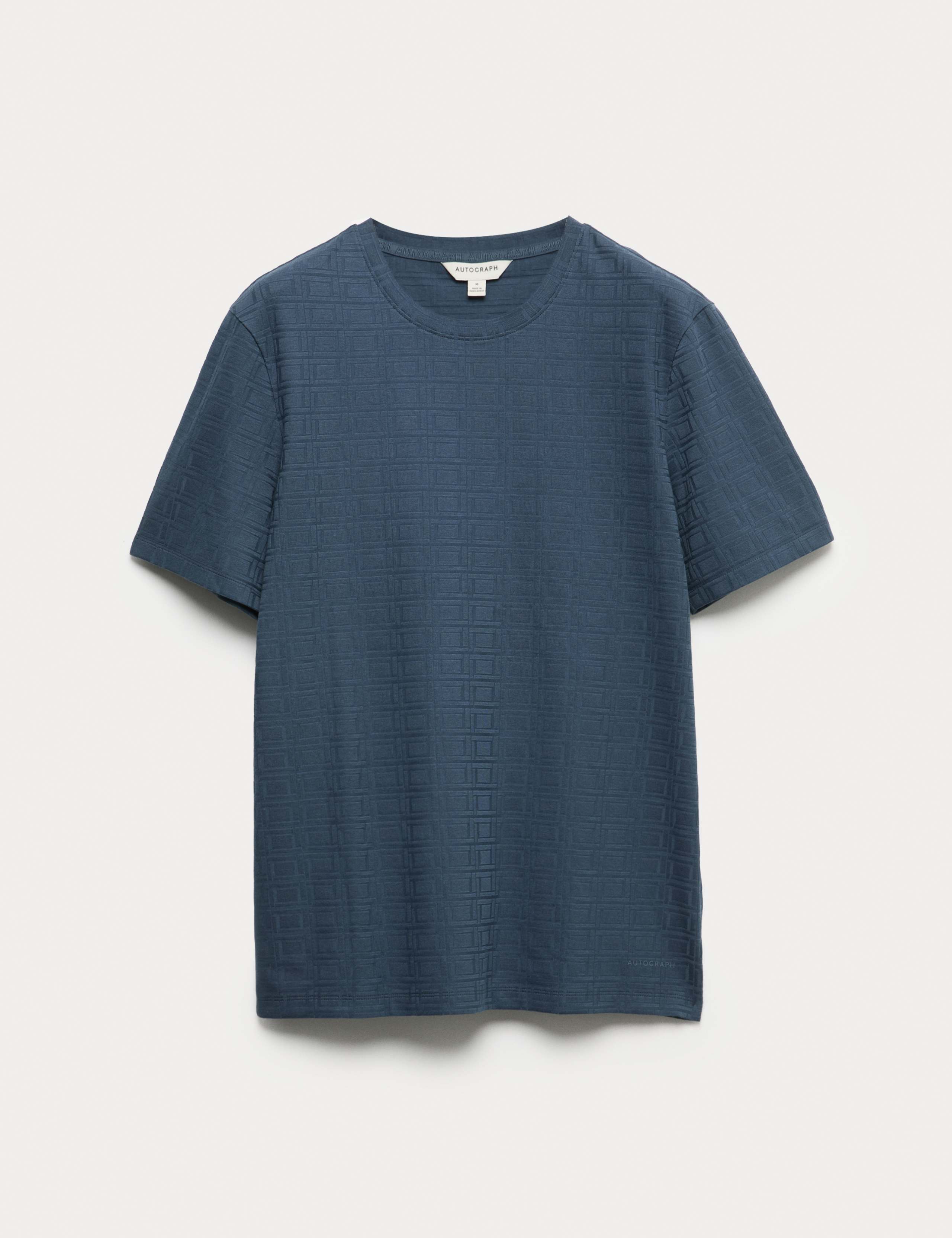 Supima® CottonRich Stretch Jacquard T Shirt 1 of 4