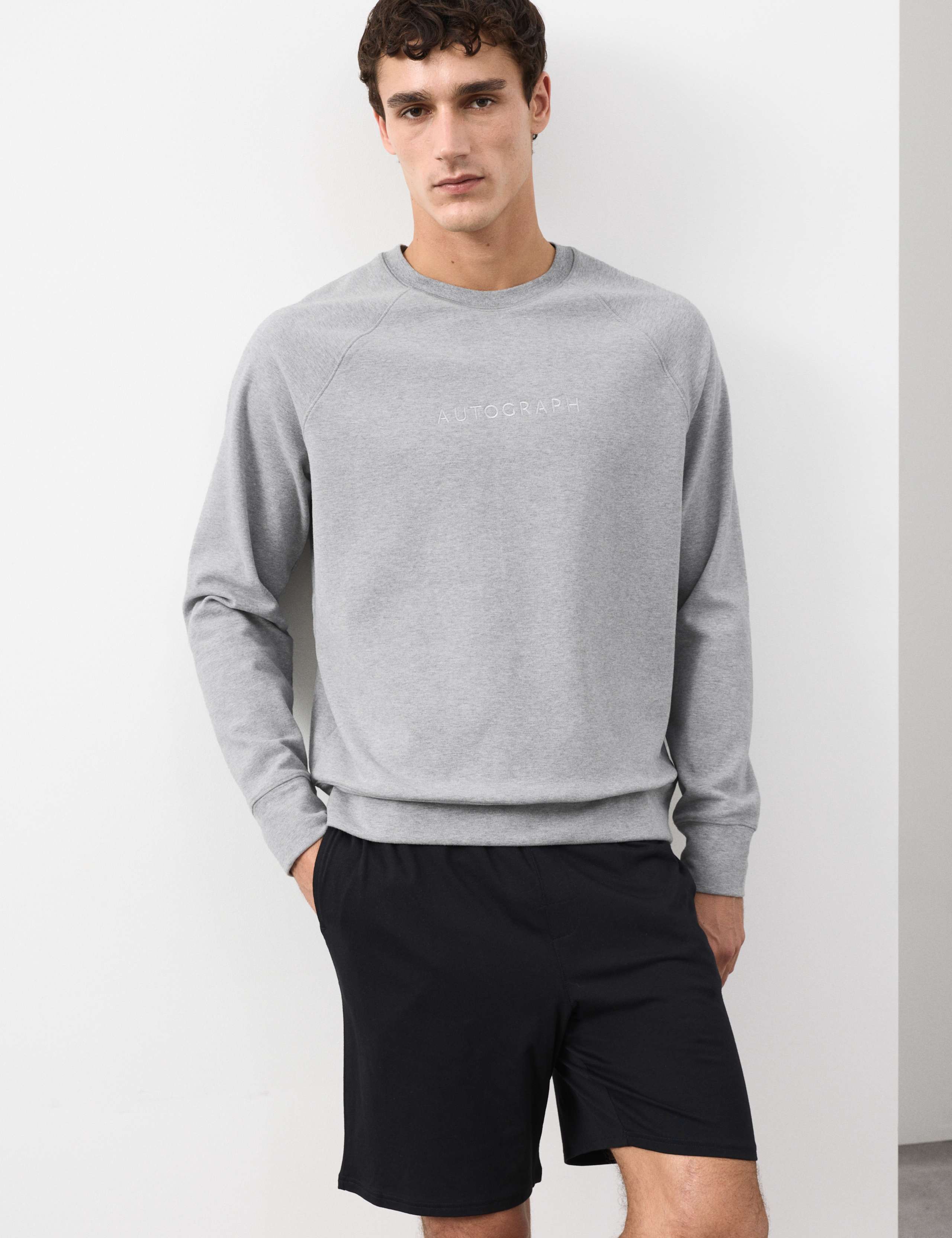 Cotton Rich Stretch Loungewear Sweatshirt 4 of 6