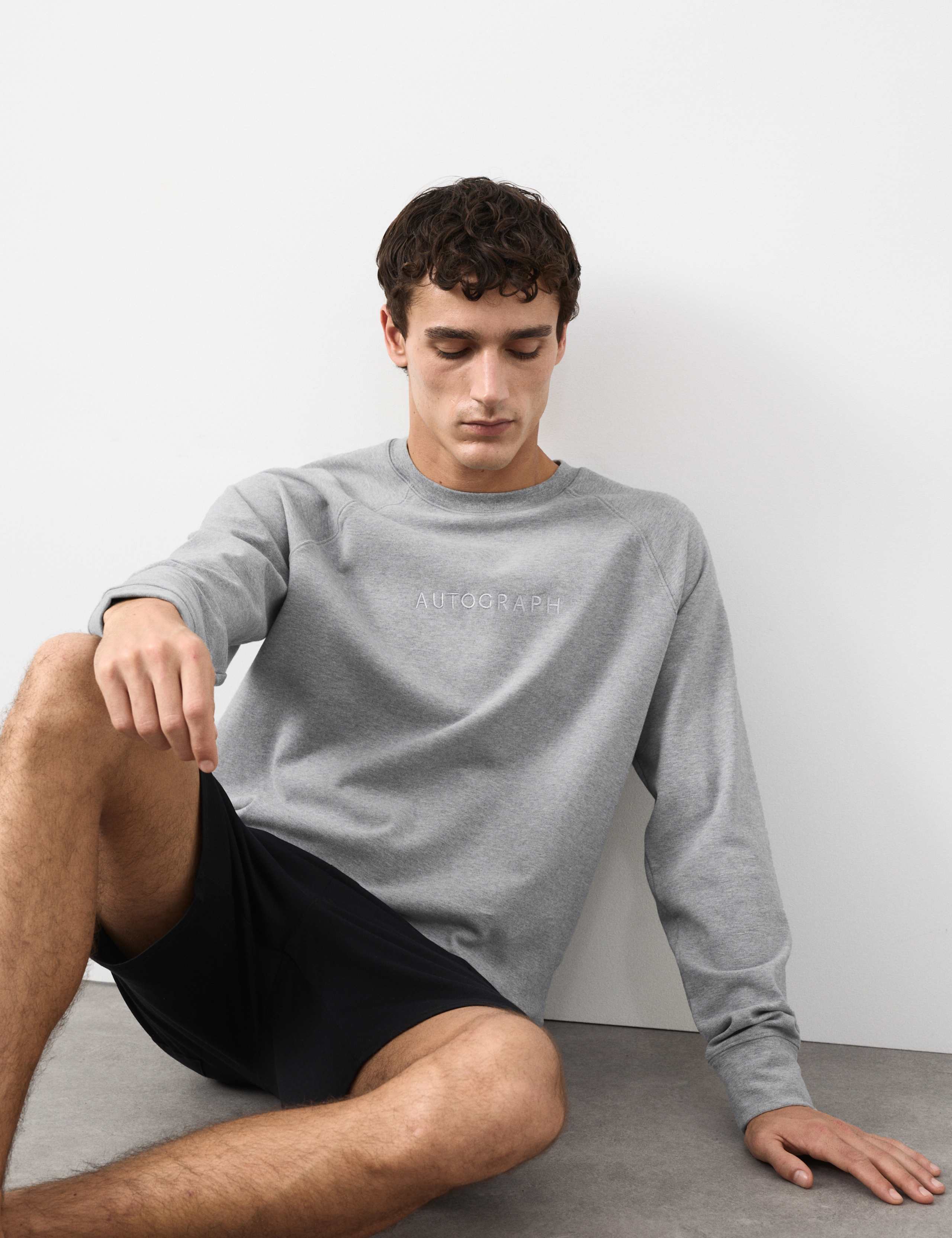 Cotton Rich Stretch Loungewear Sweatshirt 6 of 6