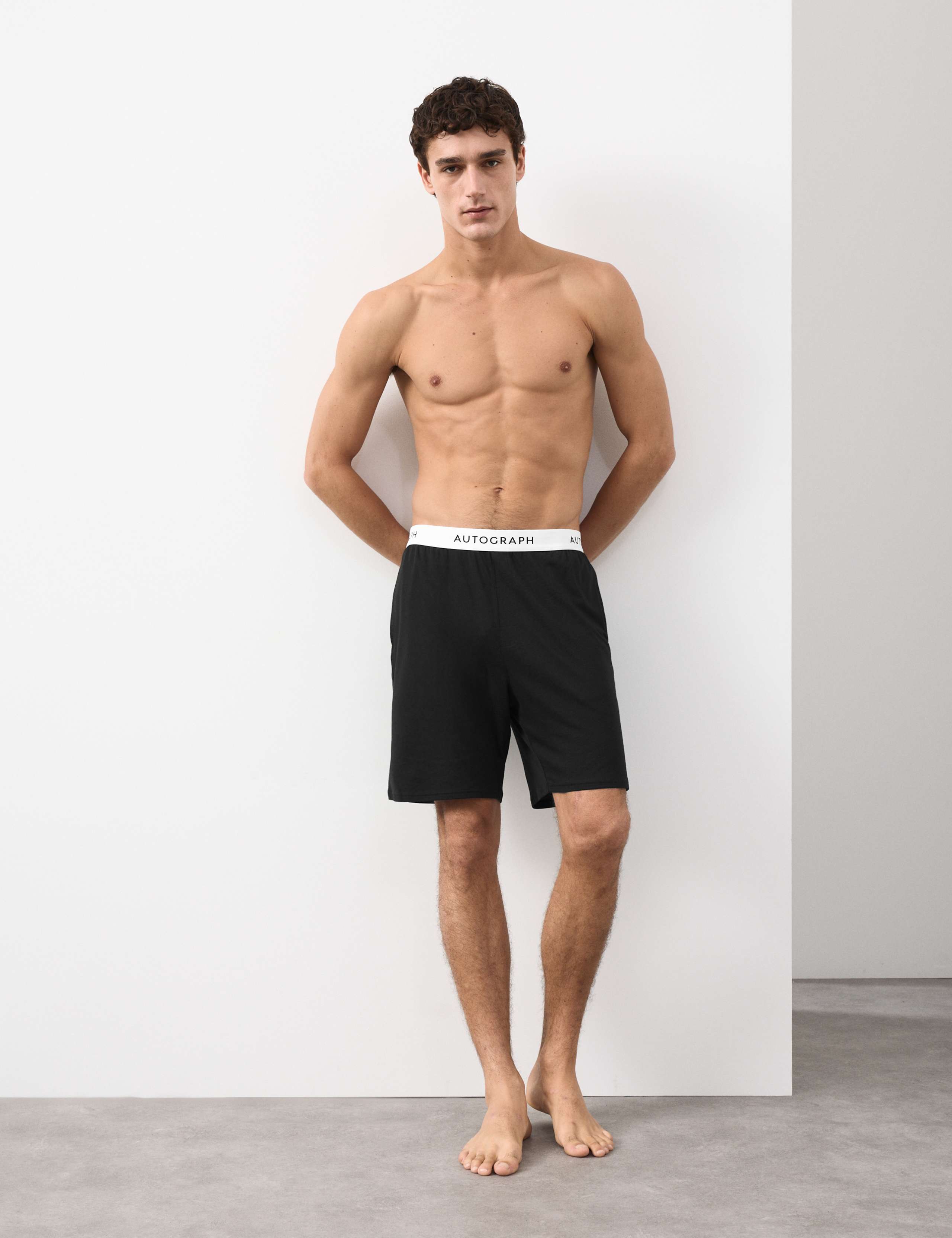 Supima Cotton Modal Elasticated Pyjama Shorts 3 of 6