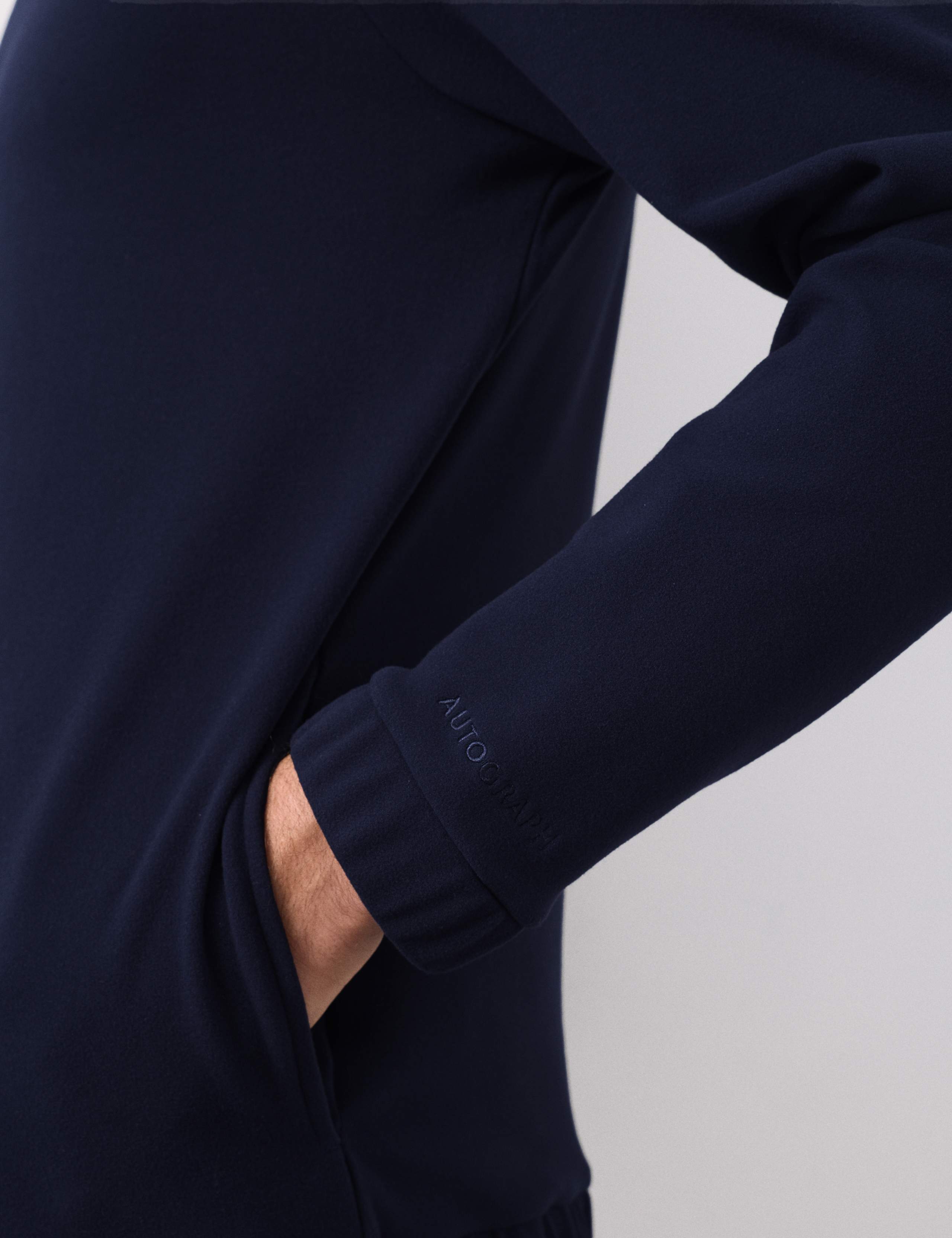 Luxury Fleece Half Zip Loungewear Top 4 of 5