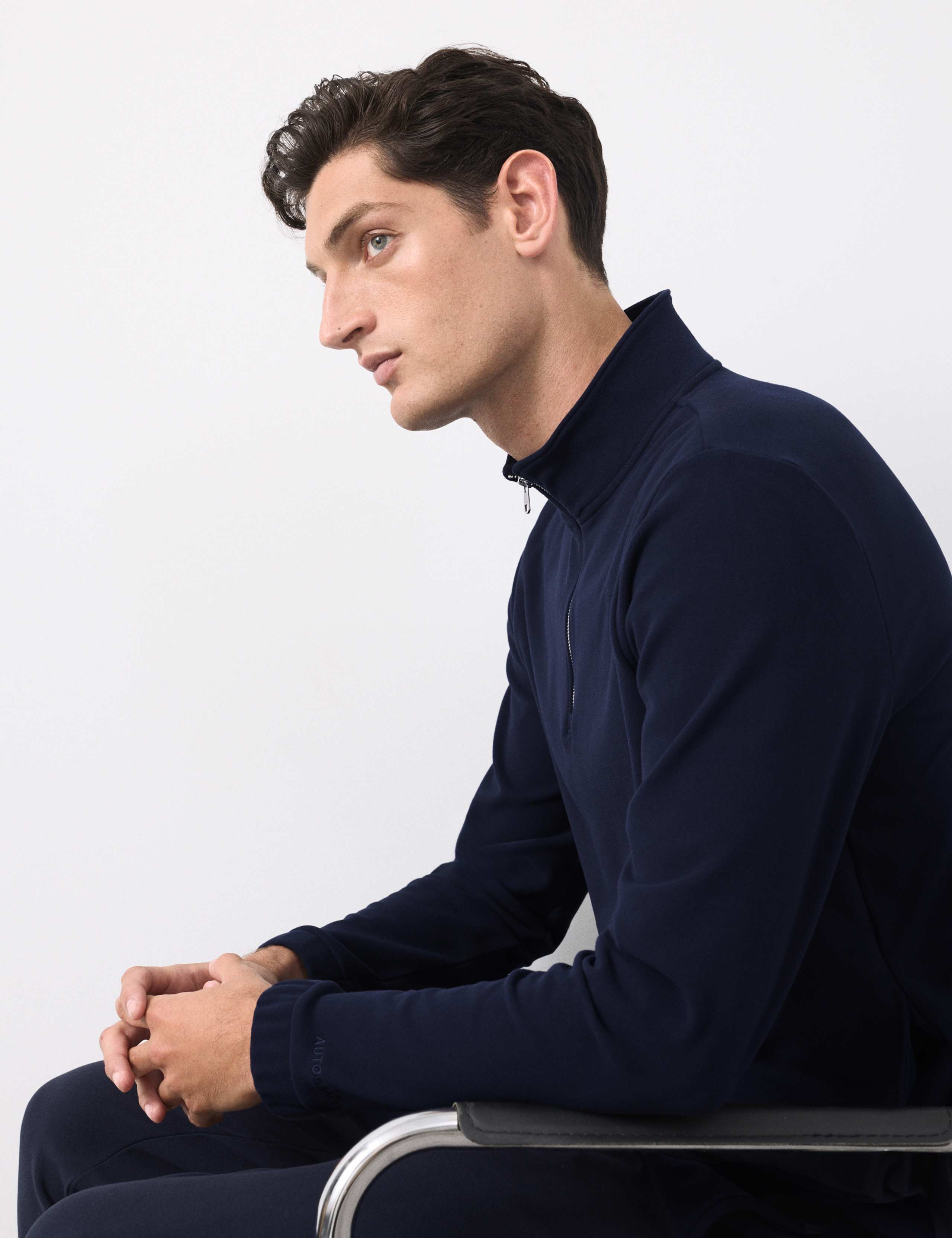 Luxury Fleece Half Zip Loungewear Top 5 of 5