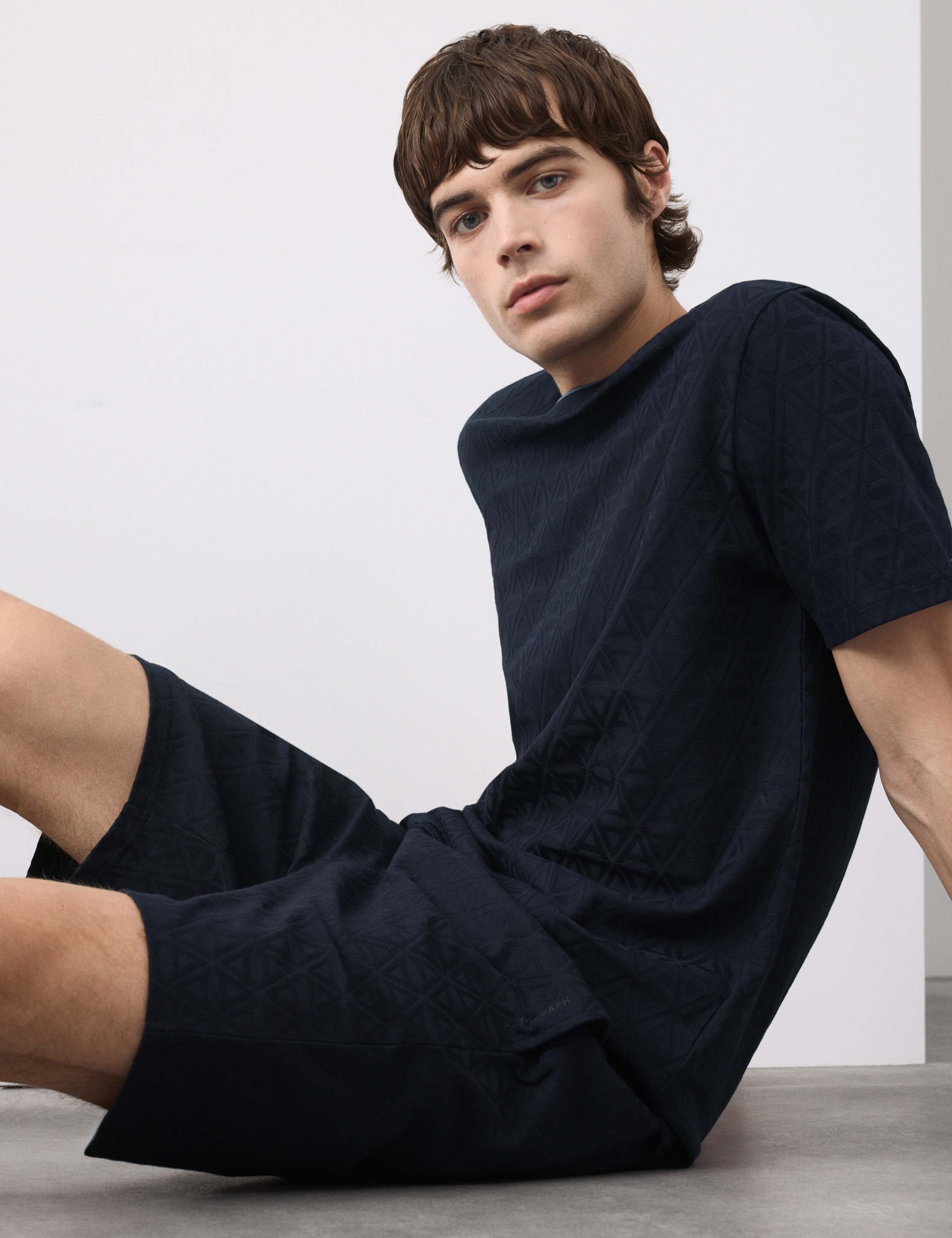 Cotton Rich Jacquard Pyjama Shorts 4 of 6