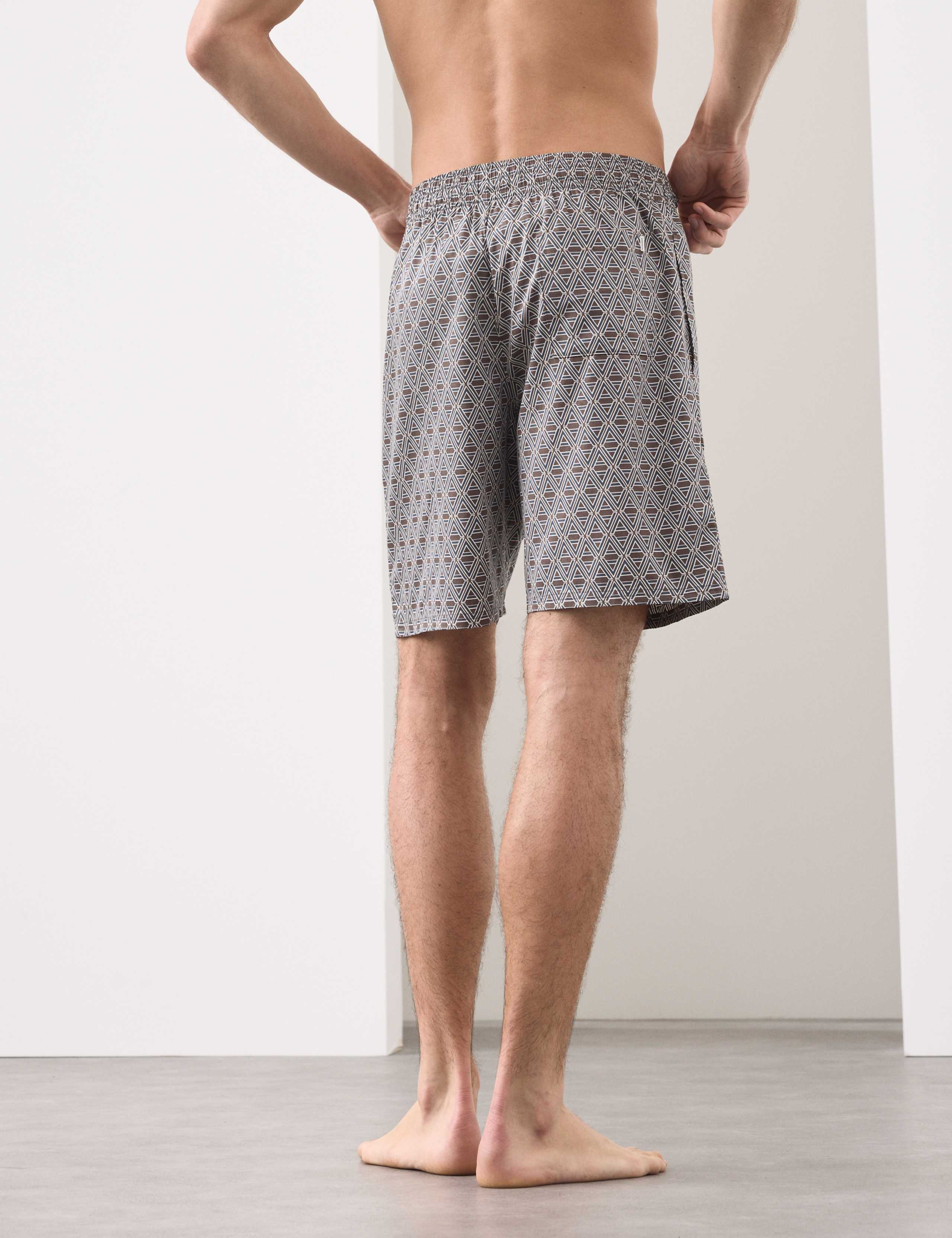 Cotton Rich Printed Pyjama Shorts 5 of 6