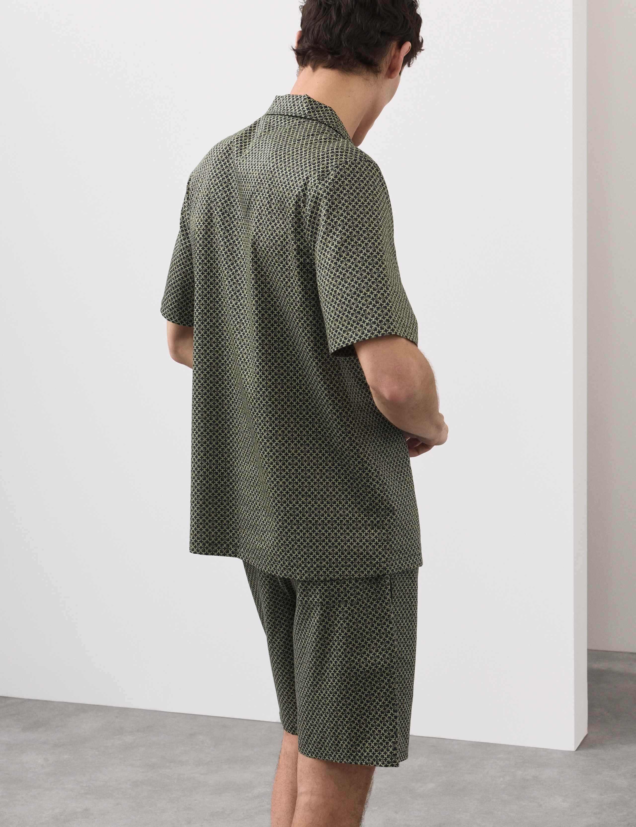 Cotton Rich Printed Pyjama Top 5 of 5